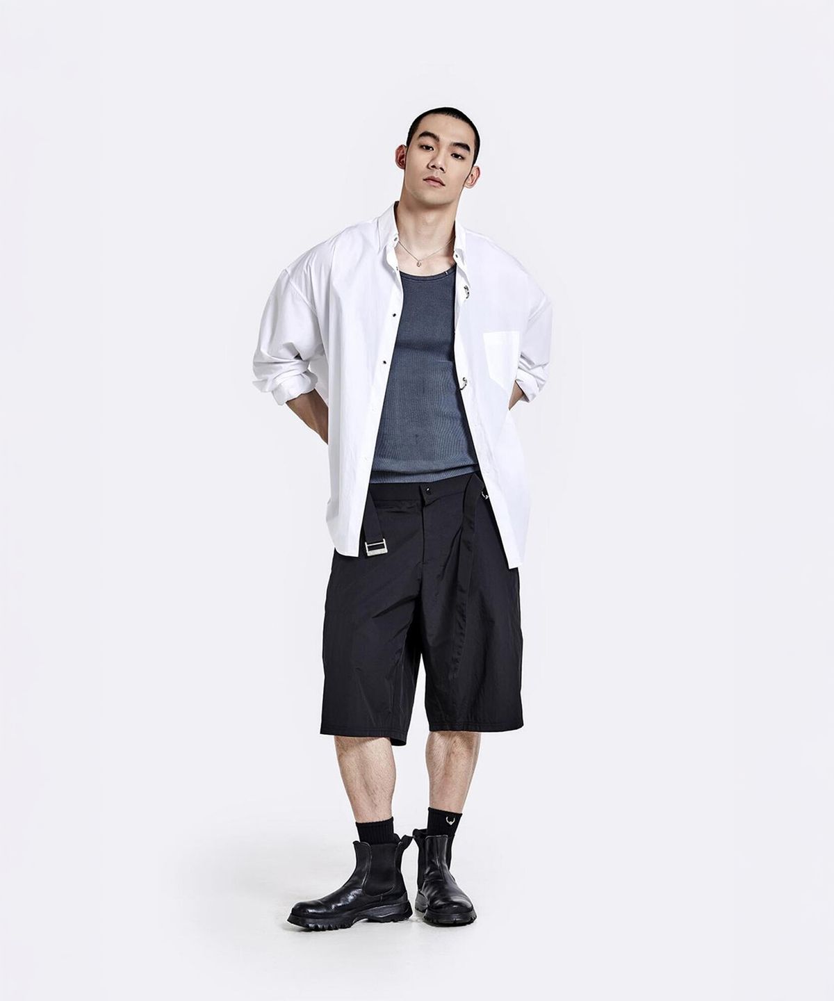 51퍼센트(51PERCENT) Ring shirt - White