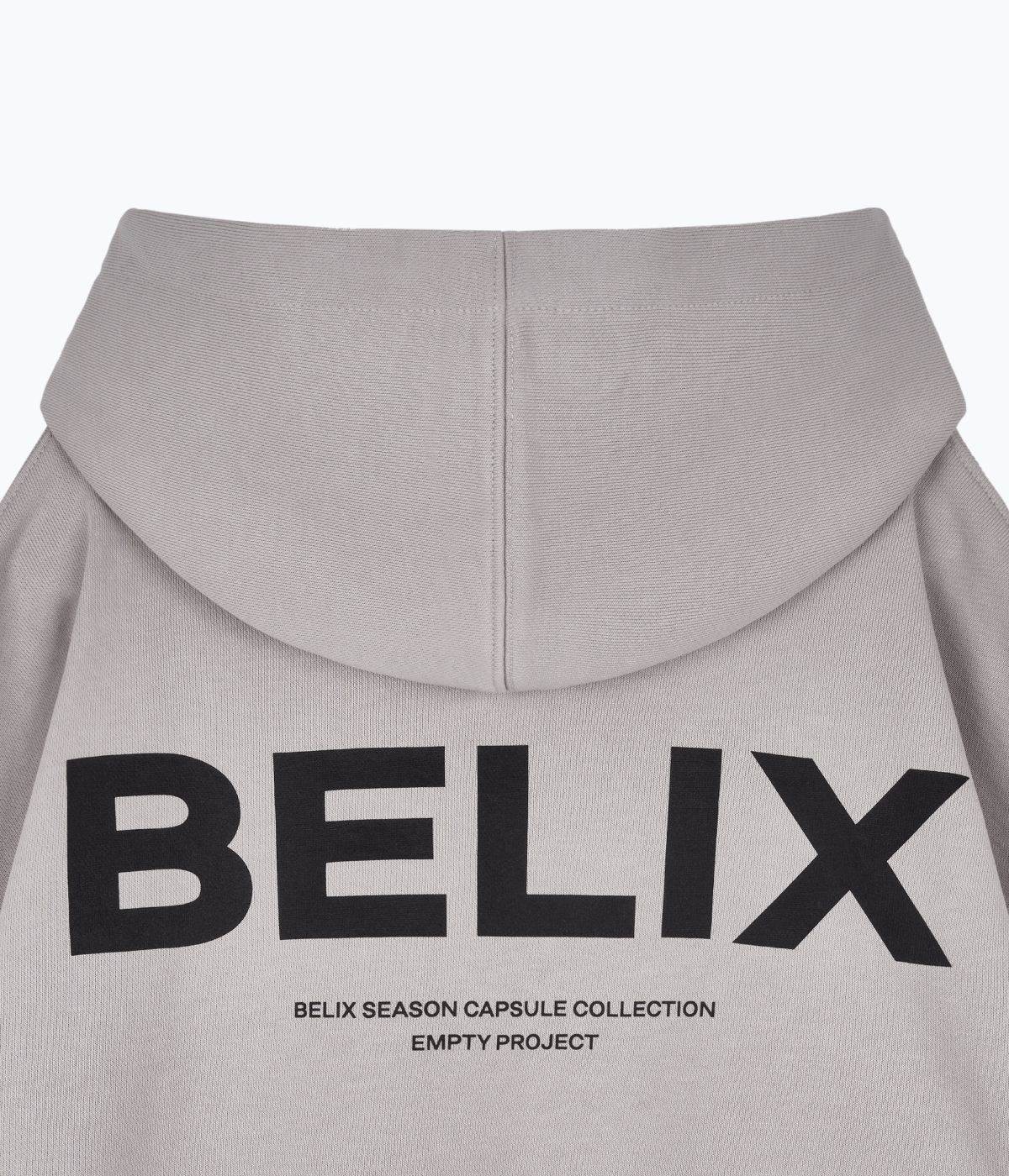 벨릭스(BELIX) Season back logo hoodie grey