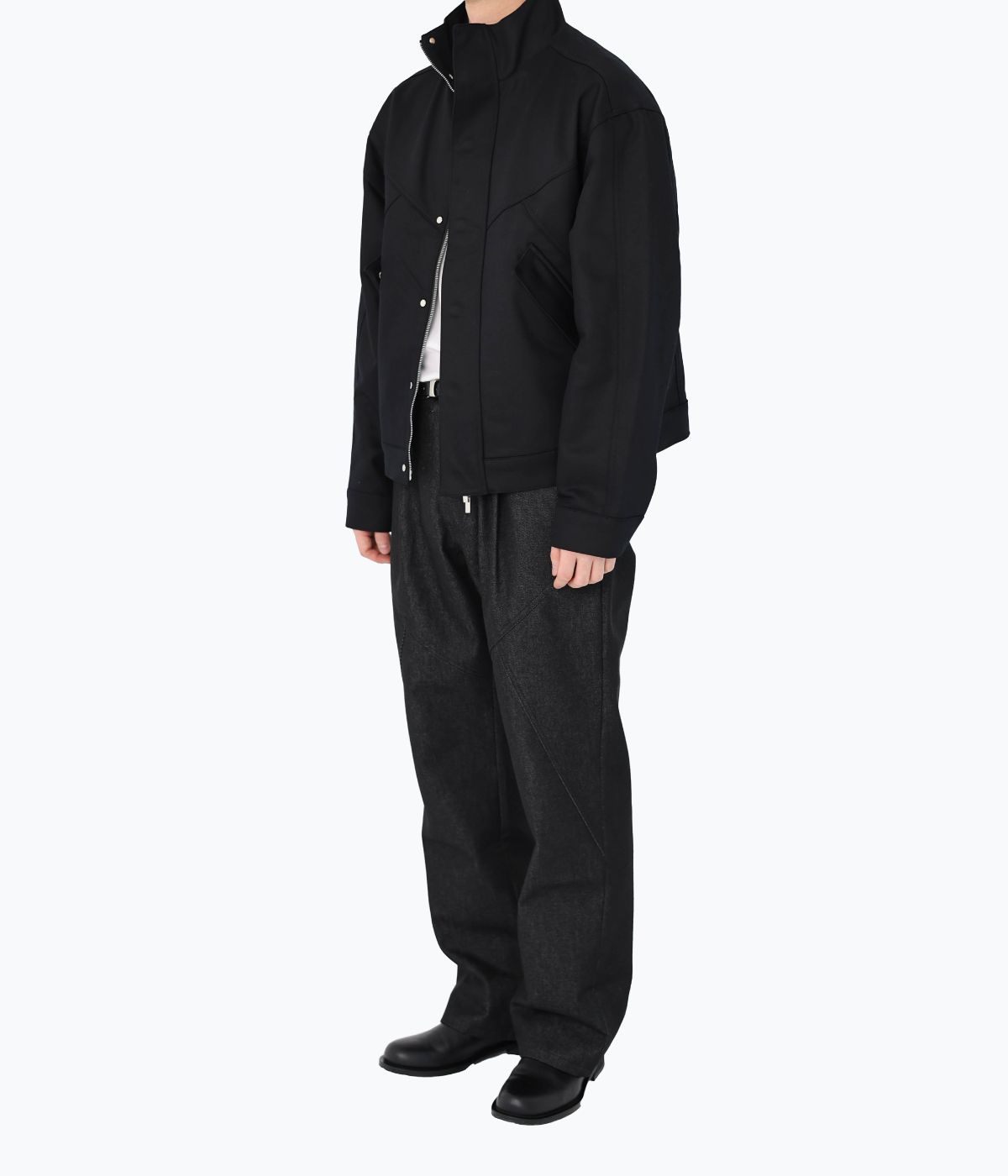 벨릭스(BELIX) essential high neck jacket black