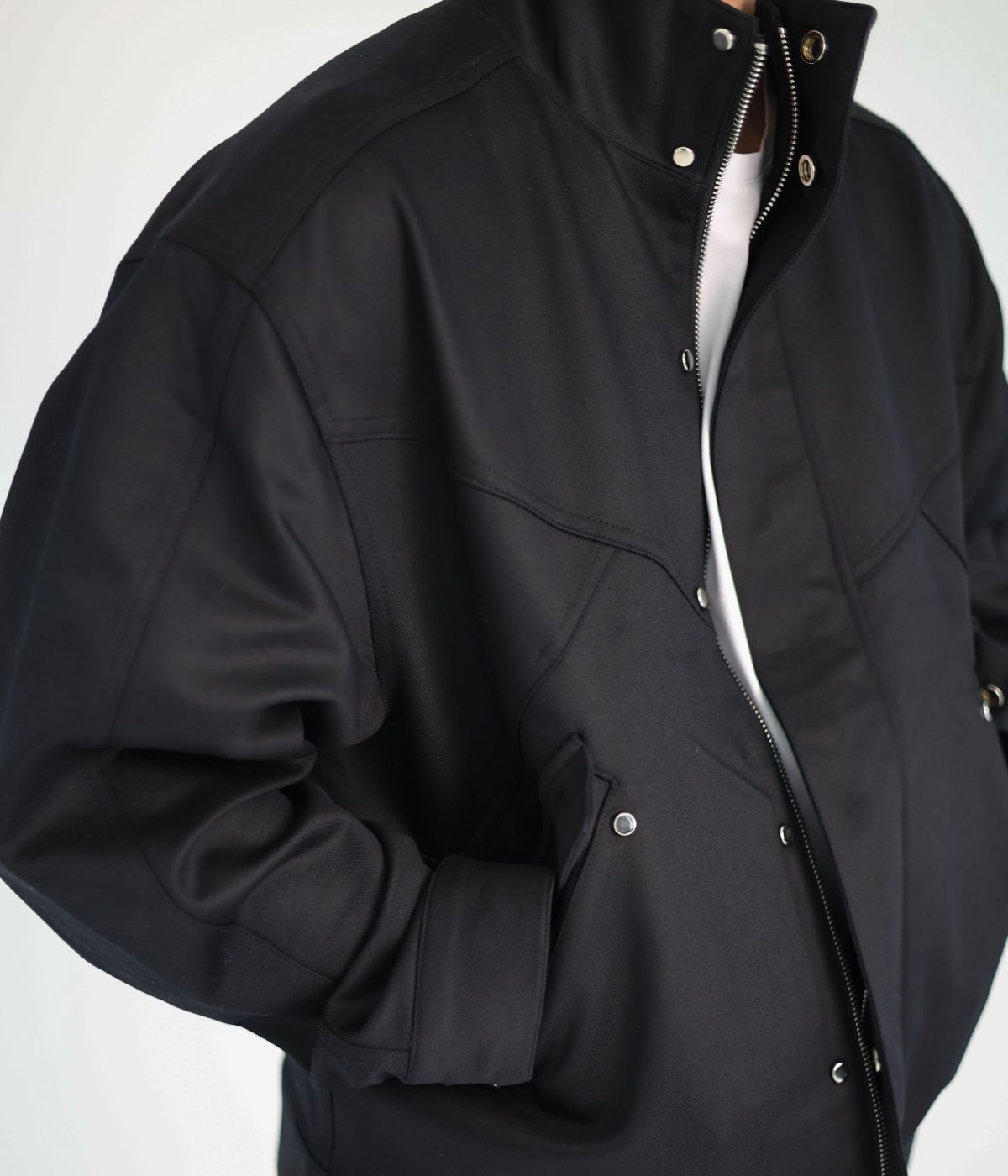 벨릭스(BELIX) essential high neck jacket black