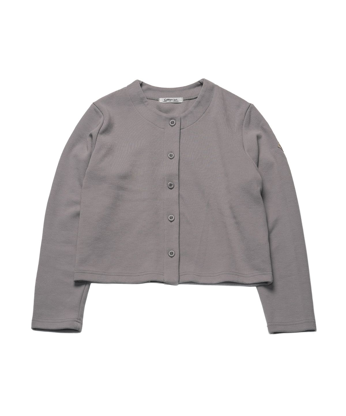 코튼벨(COTTON BELL) 라운드넥 가디건 - Gray
