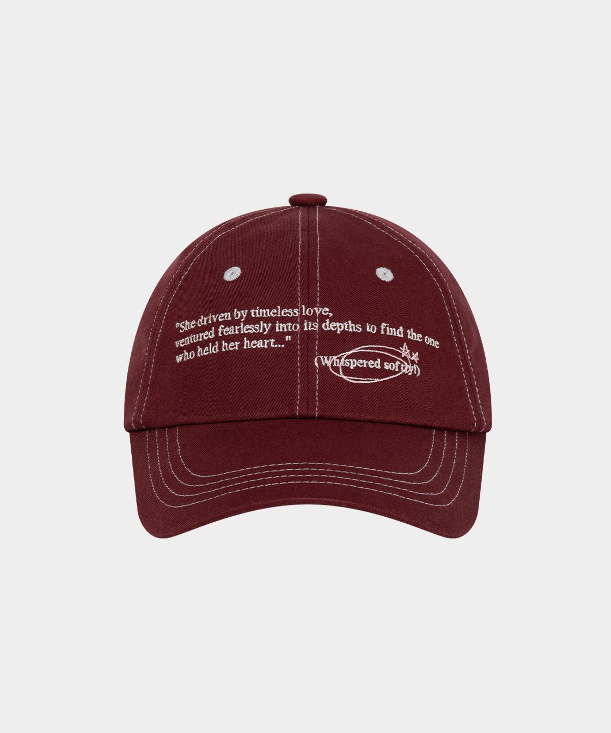 키시닝(KISYNING) Timeless Love Ball Cap (Wine)