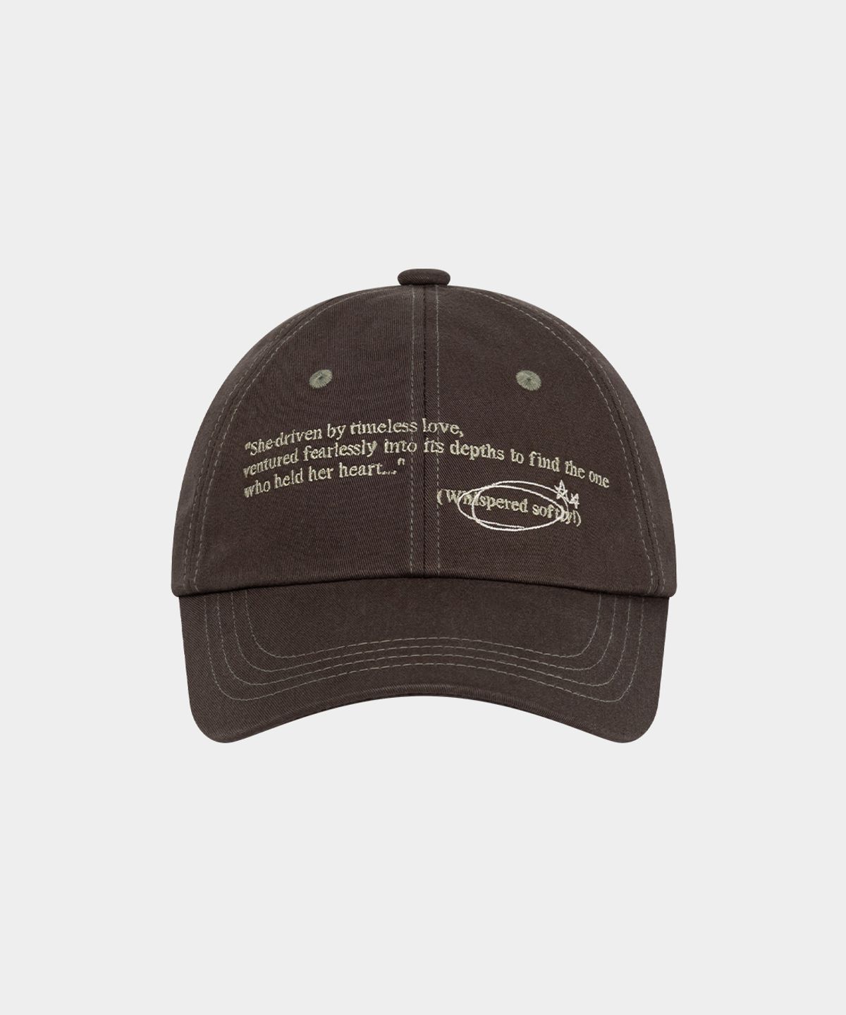 키시닝(KISYNING) Timeless Love Ball Cap (Brown)