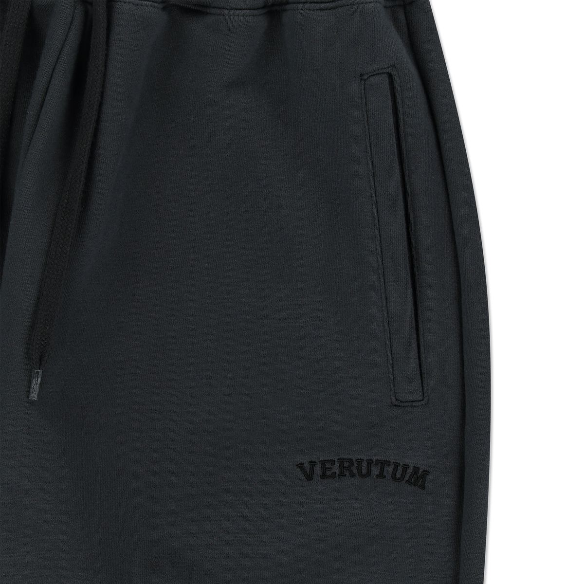 베루툼(VERUTUM) 아이비 아치 로고 스트레이트 스웻 팬츠 맨즈 차콜