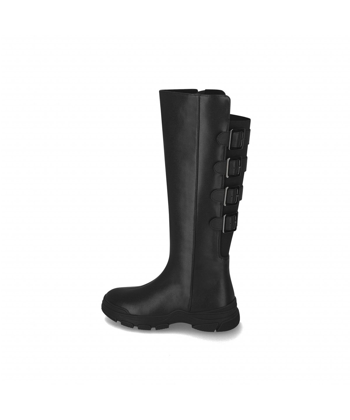 엘칸토(ELCANTO) 마쯔 여성 버클 밴드 캐주얼 롱부츠 5cm LCWL34M44V
