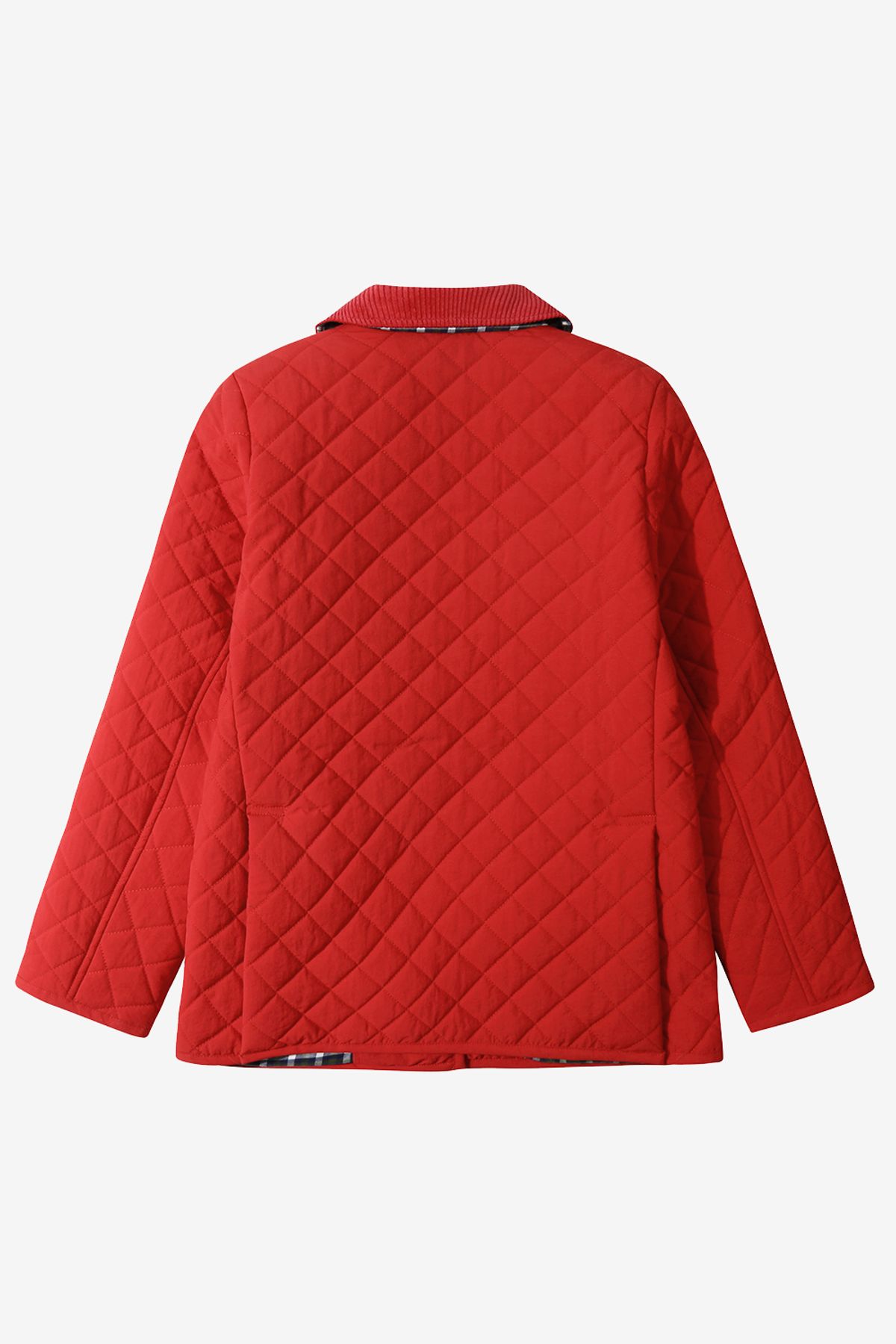 르몽생미셸(LE MONT ST MICHEL) Women Padded Classic Jacket_Red