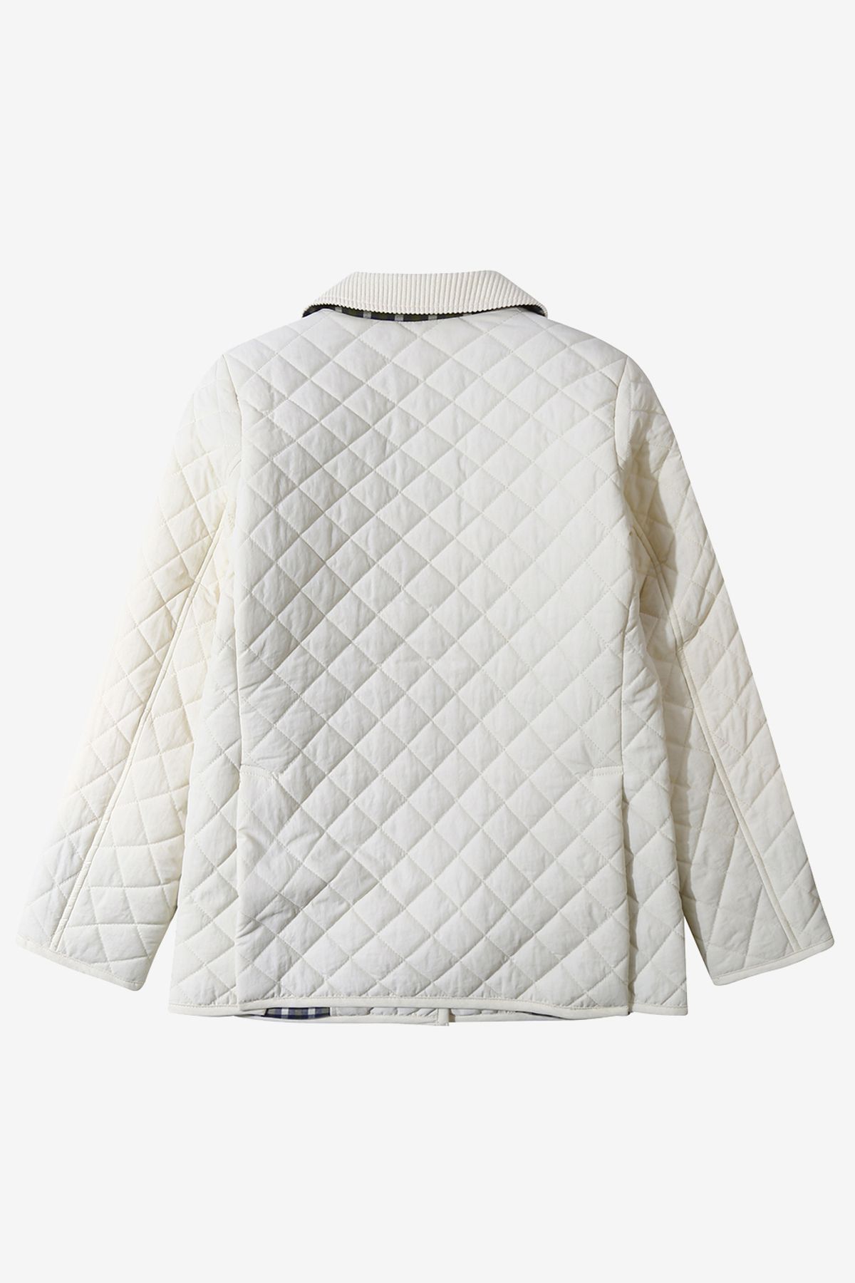 르몽생미셸(LE MONT ST MICHEL) Women Padded Classic Jacket_Ivory