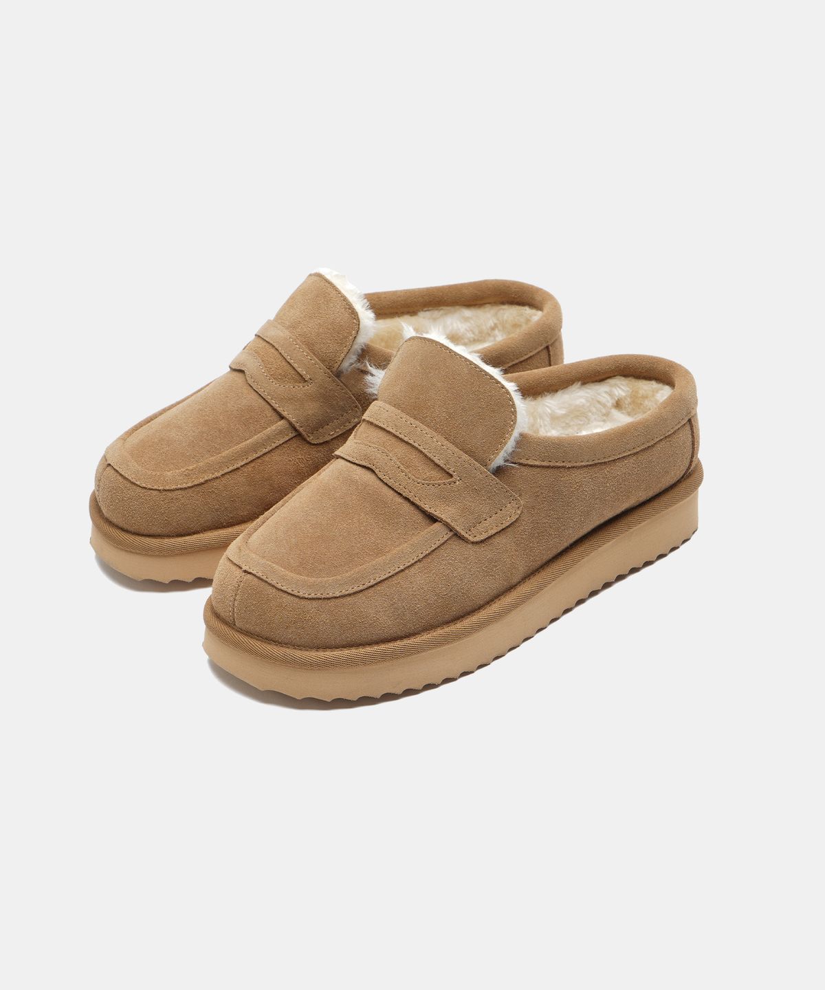 식스핏(6FT) WINTERFELL - SLIP LOAFER BROWN 어그 로퍼