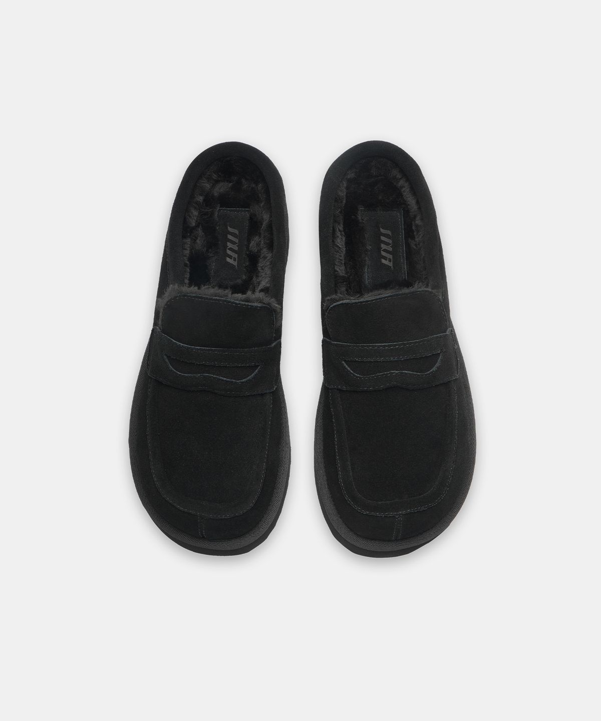 식스핏(6FT) WINTERFELL - SLIP LOAFER BLACK  어그 로퍼