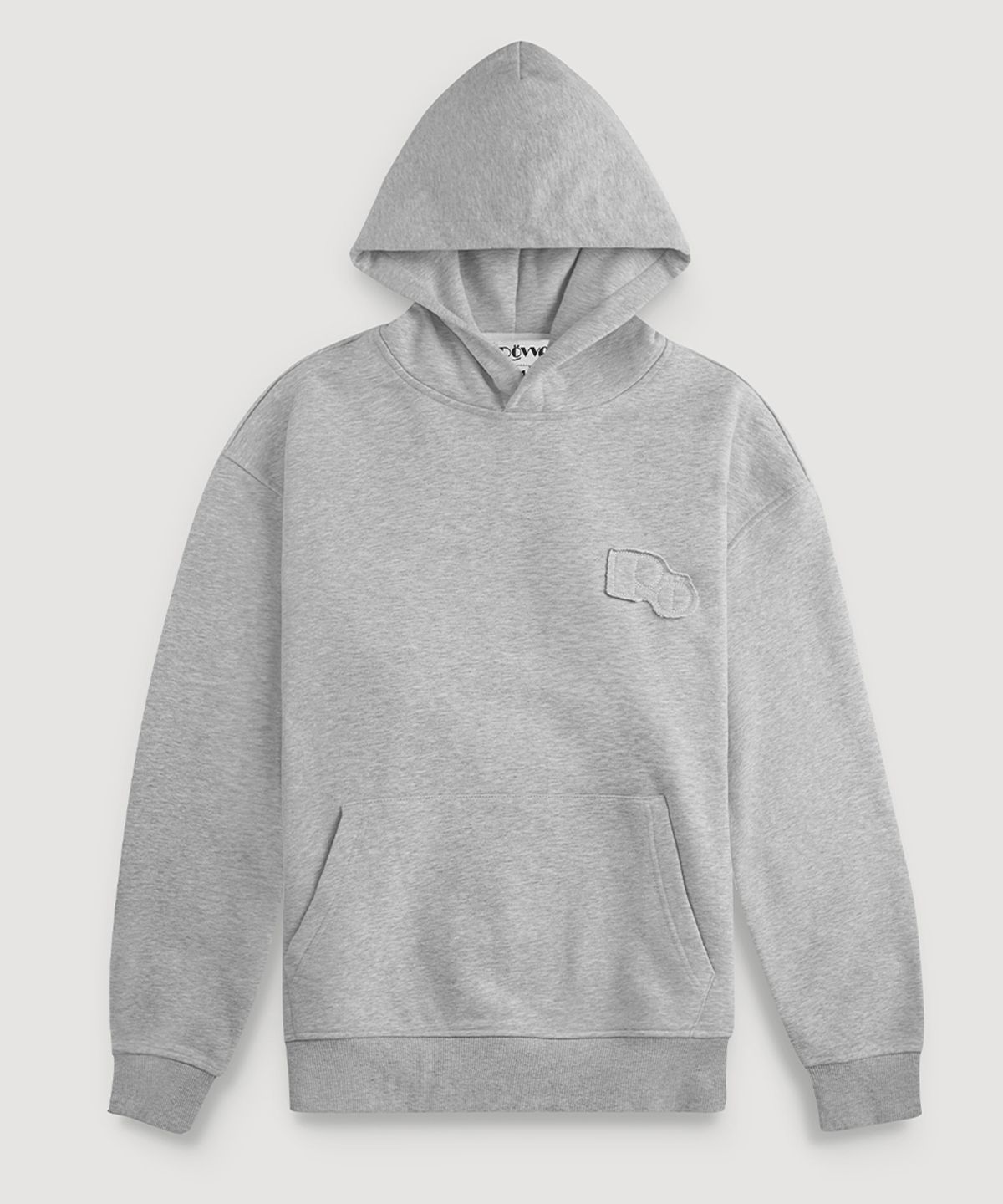 뢰브(ROVVE) Cloud Touch Hoodie (Melange Gray)