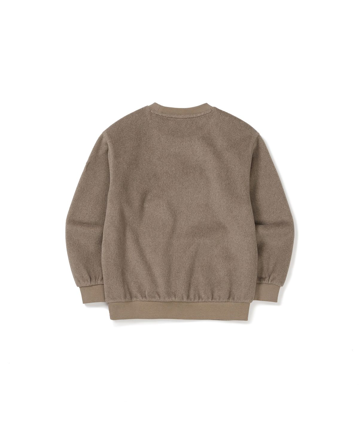 스노우피크 어패럴 키즈(SNOWPEAK APPAREL KIDS) 키즈 웜 플리스 맨투맨 (S24WKFHT81) Brown