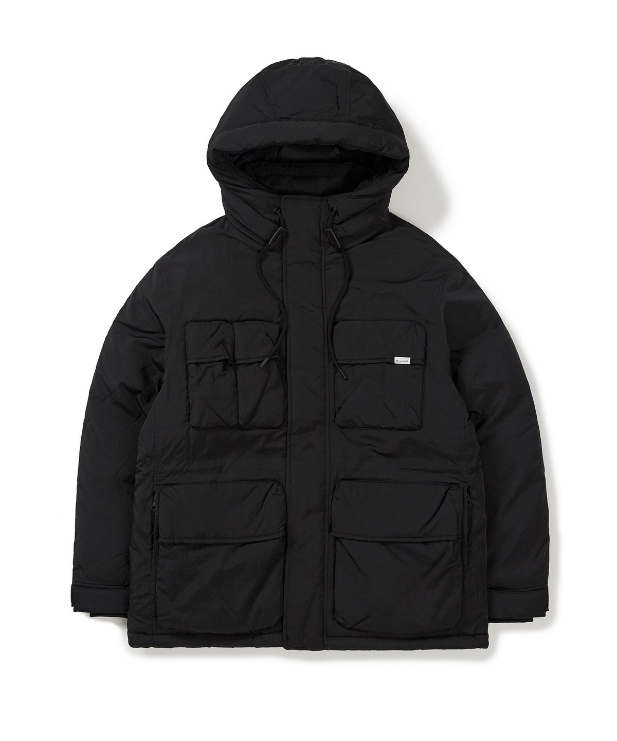 스노우피크 어패럴(SNOWPEAK APPAREL) 랜드 후드 헤비 다운 자켓 (S24WMTDJ30) Black
