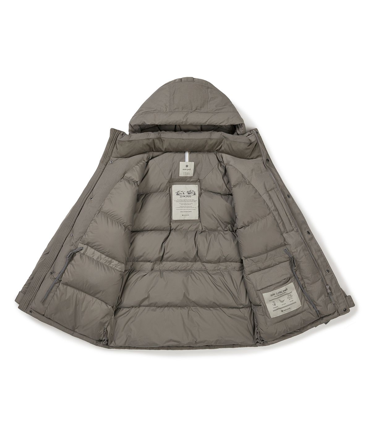 스노우피크 어패럴(SNOWPEAK APPAREL) 랜드 후드 헤비 다운 자켓 (S24WMTDJ30) Dark Khaki