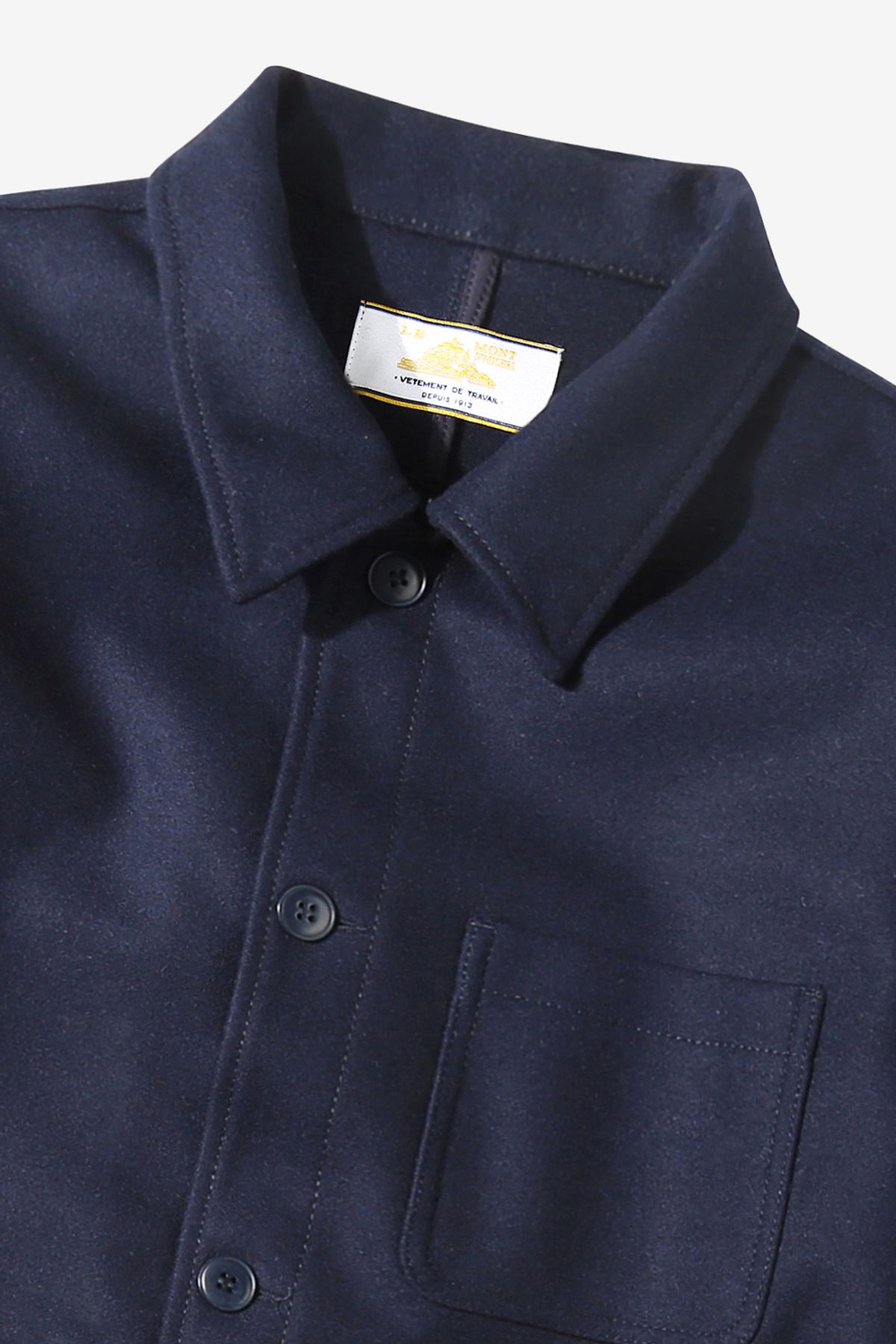 르몽생미셸(LE MONT ST MICHEL) VICTORIEN- Wool work jacket_Navy