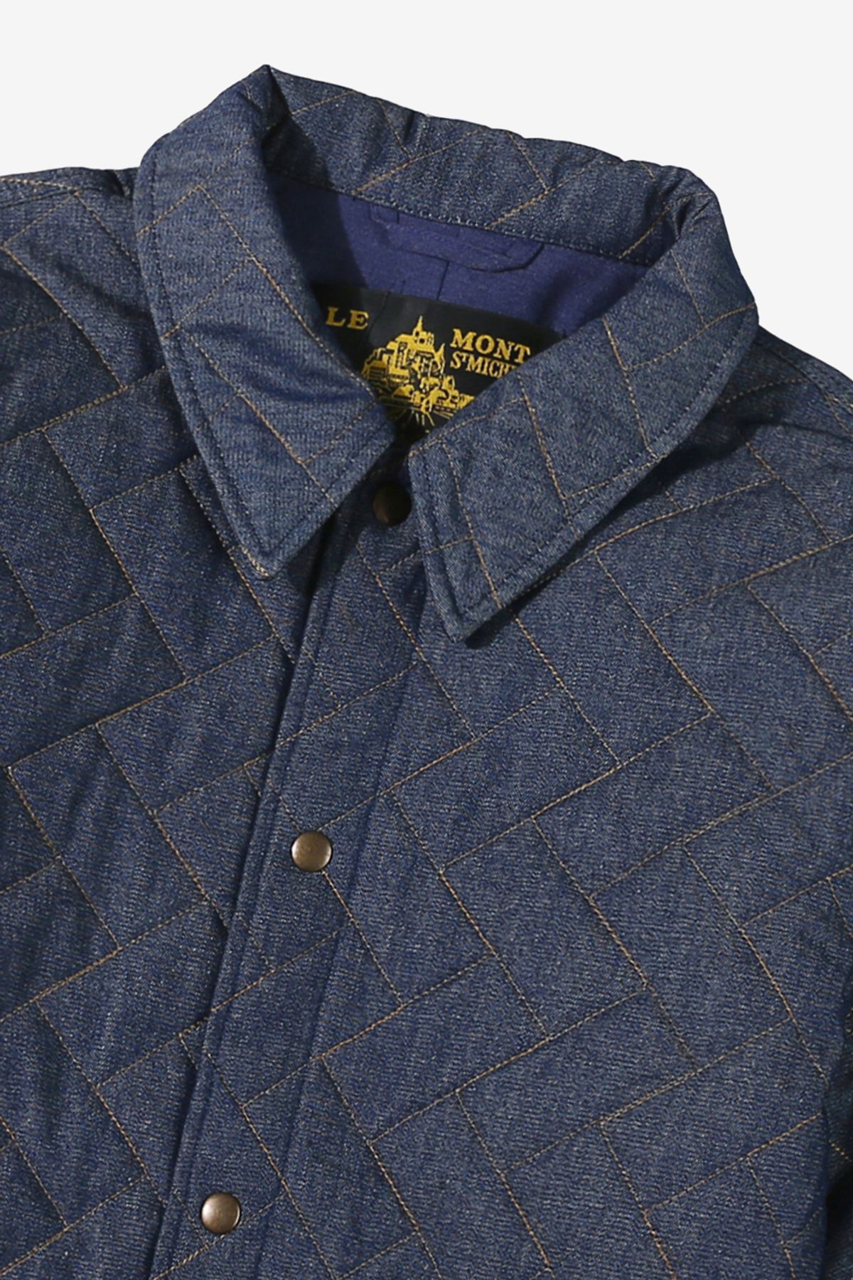 르몽생미셸(LE MONT ST MICHEL) VLADO - DENIM PADDED JACKET_Blue