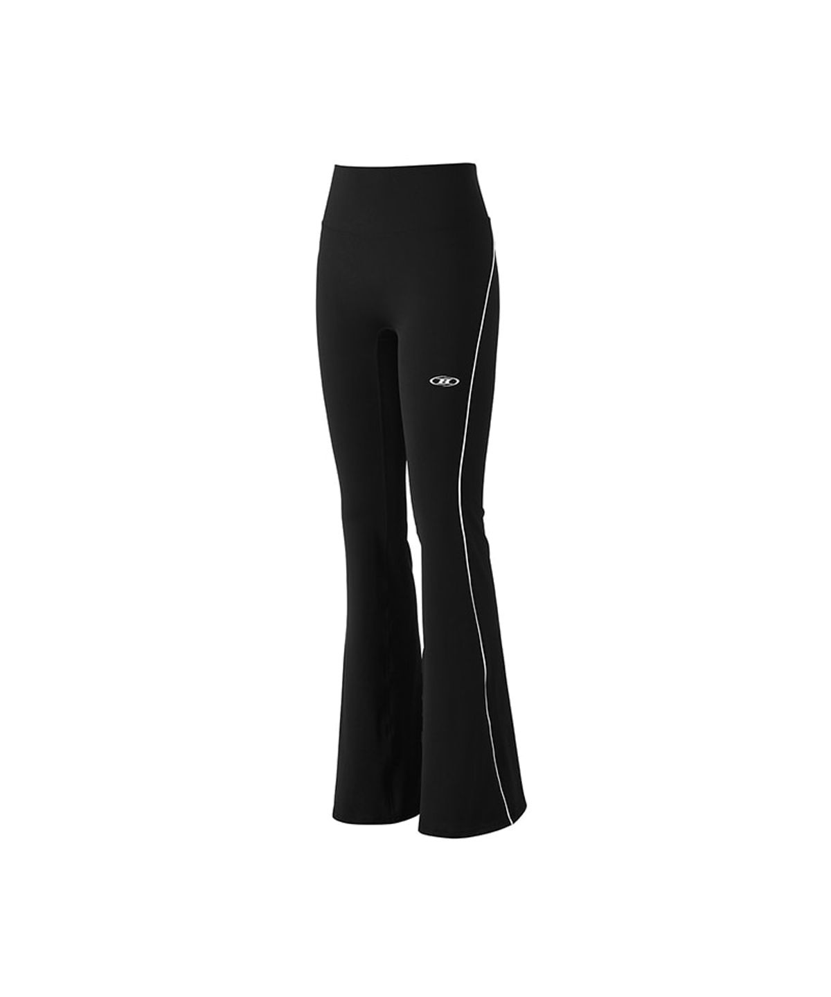 본투윈(BORN TO WIN) W SYMBOL B PIPING BOOTS CUT LEGGINGS [BLACK]