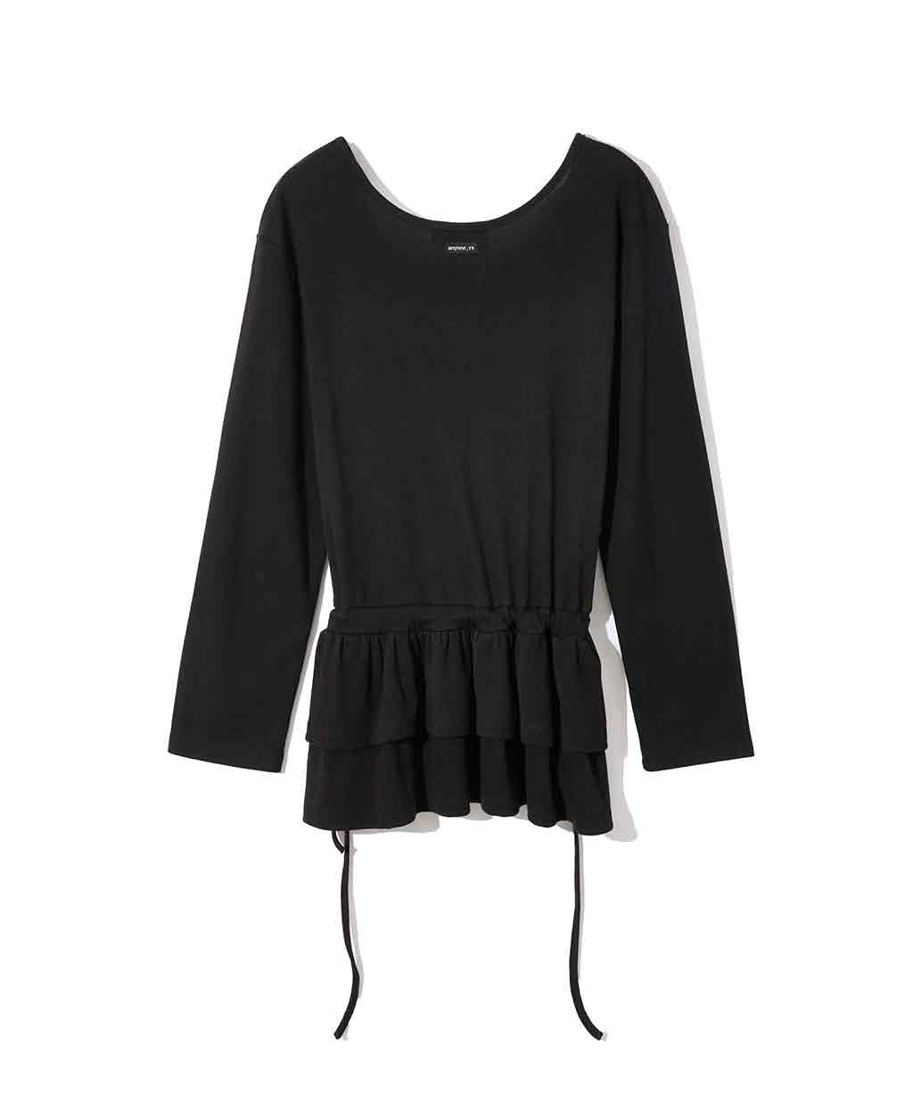 RENSE☆Frill Layered Long Sleeve MUSINSA | RENSE Frill Layered Long Sleeve Black