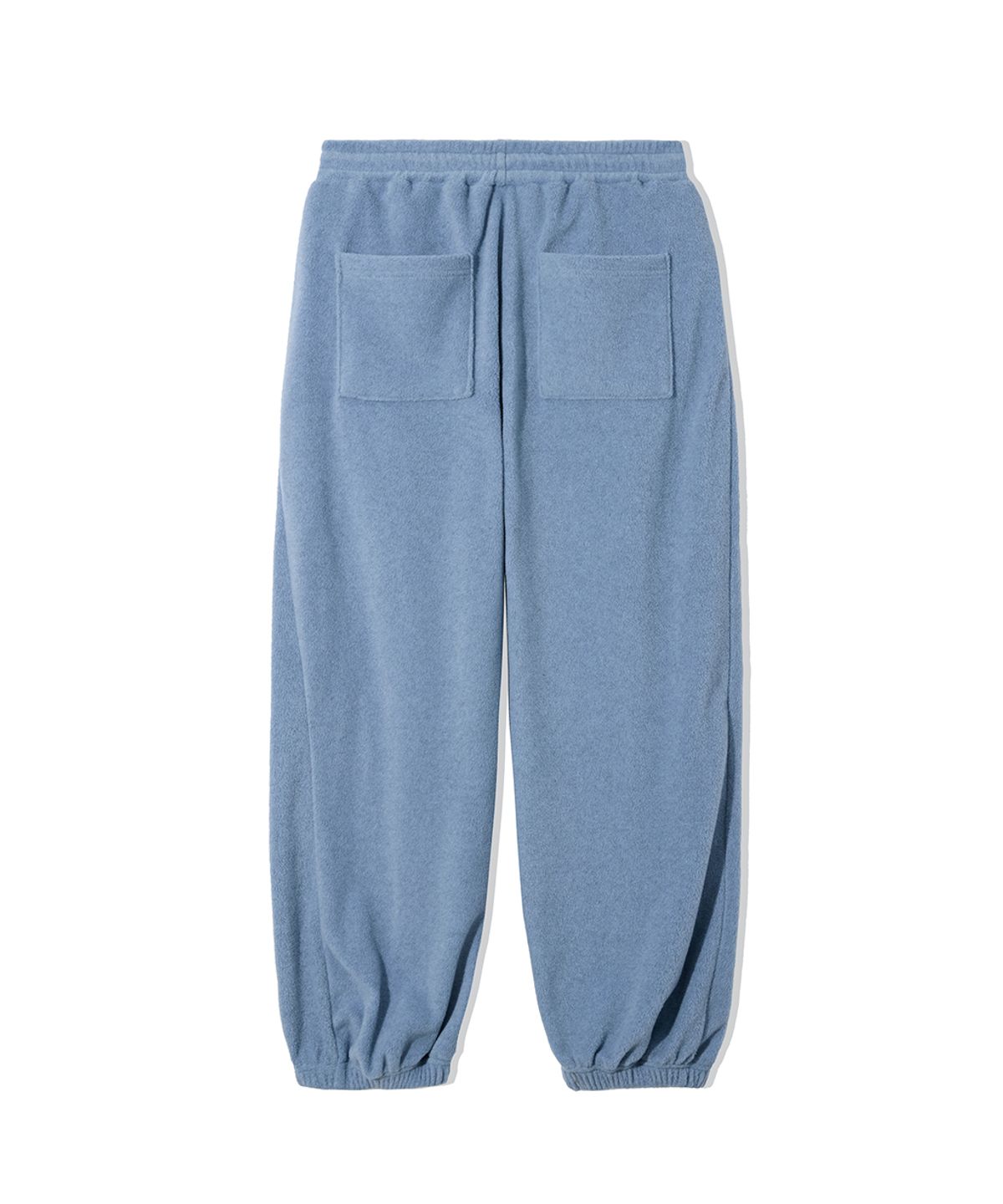 렌세(RENSE) Melange Fleece Pintuck Pants Gray Blue
