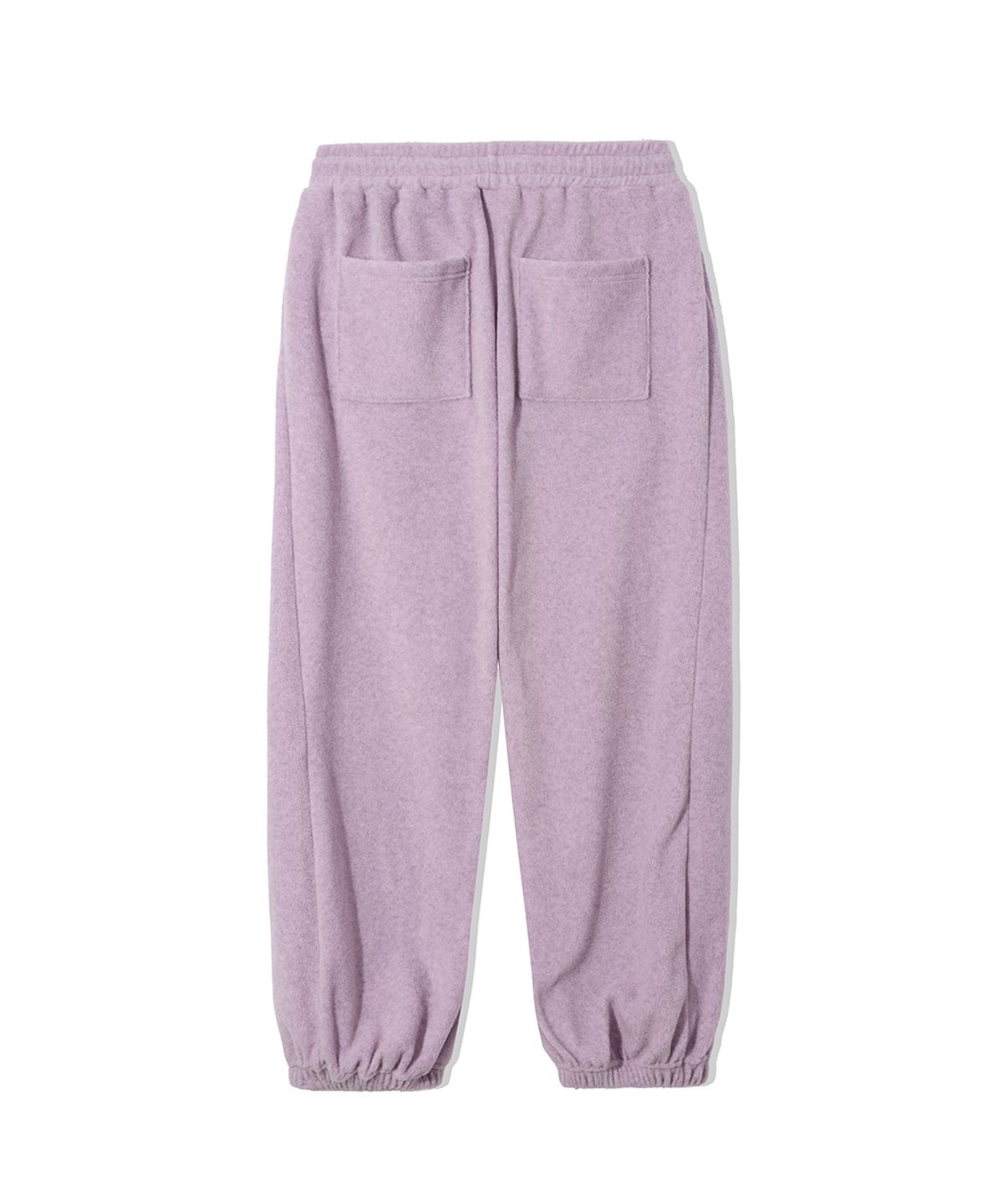 렌세(RENSE) Melange Fleece Pintuck Pants Gray Pink