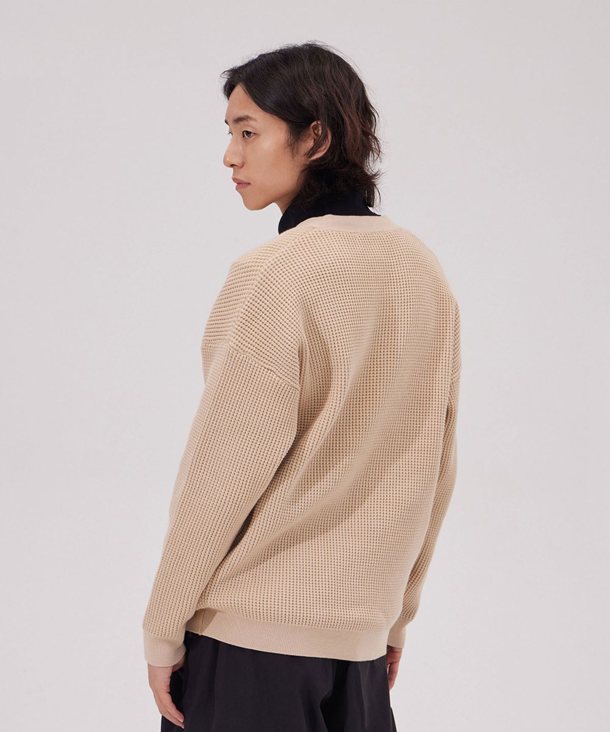 메이킷투(MAKEITTO) 데일리 비스코스 가디건_베이지