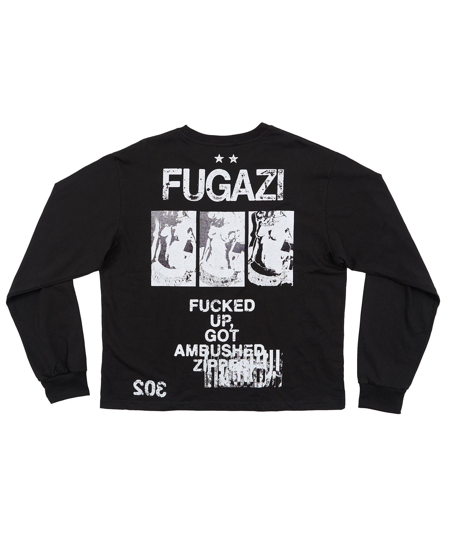 MUSINSA | SUNDAYOFFCLUB Fugazi Long Sleeve T-Shirt - Black
