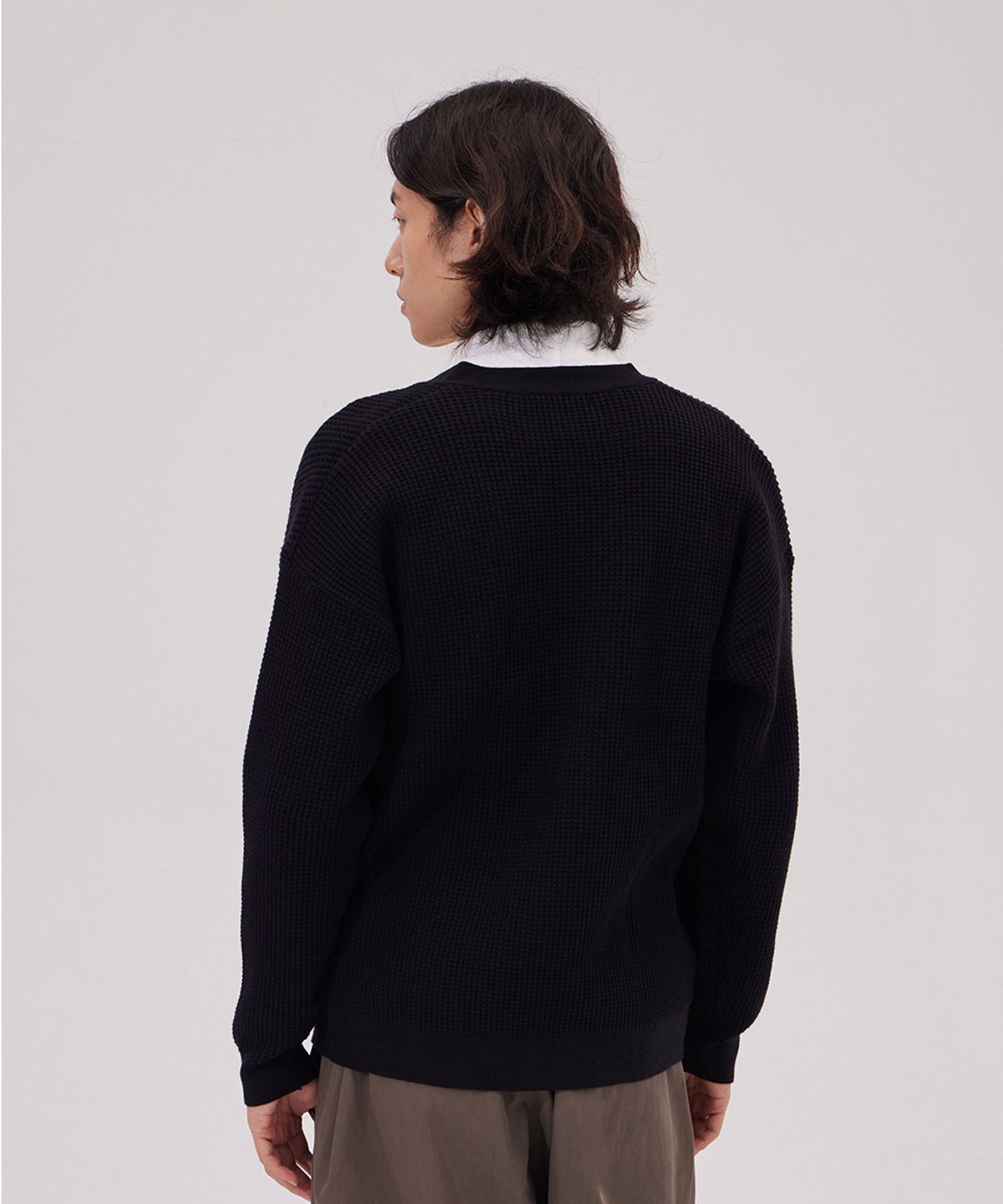 메이킷투(MAKEITTO) 데일리 비스코스 가디건_블랙