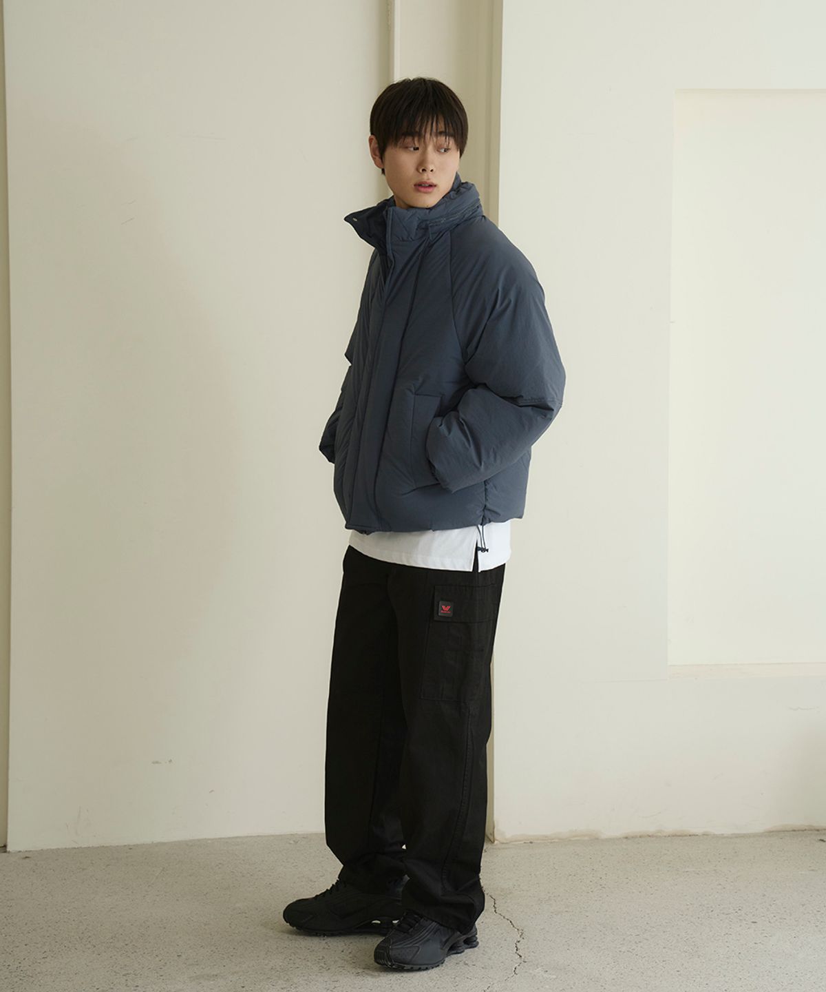 피닉스(PHENIX) 더블넥 테크 패딩 점퍼 [블랙]