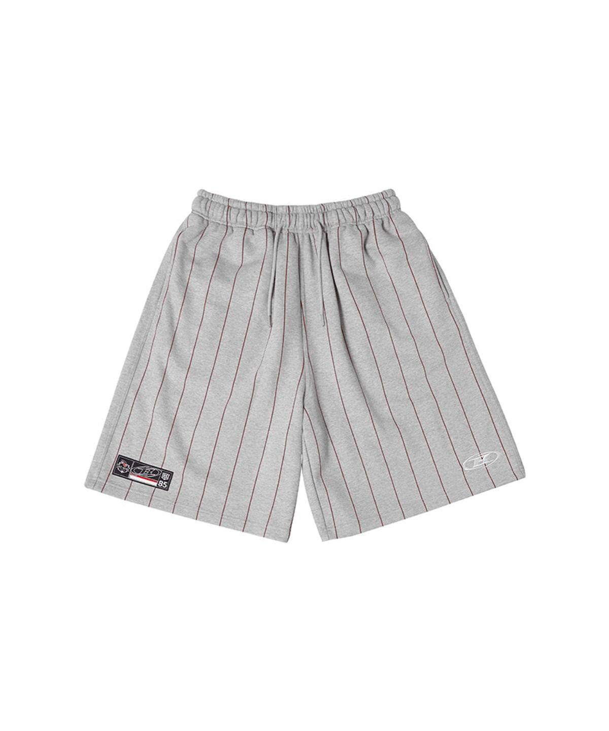 본투윈(BORN TO WIN) BORNTOWIN X KT WIZ HALF PANTS [MELANGE GREY]