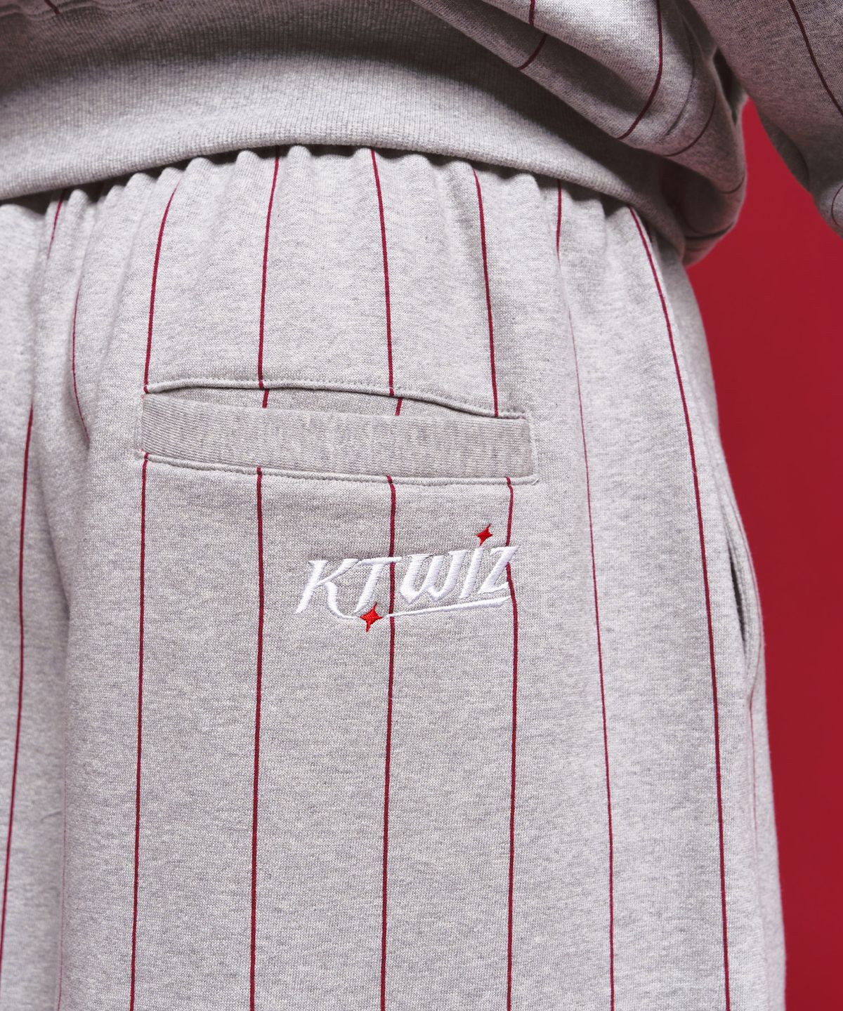 본투윈(BORN TO WIN) BORNTOWIN X KT WIZ HALF PANTS [MELANGE GREY]