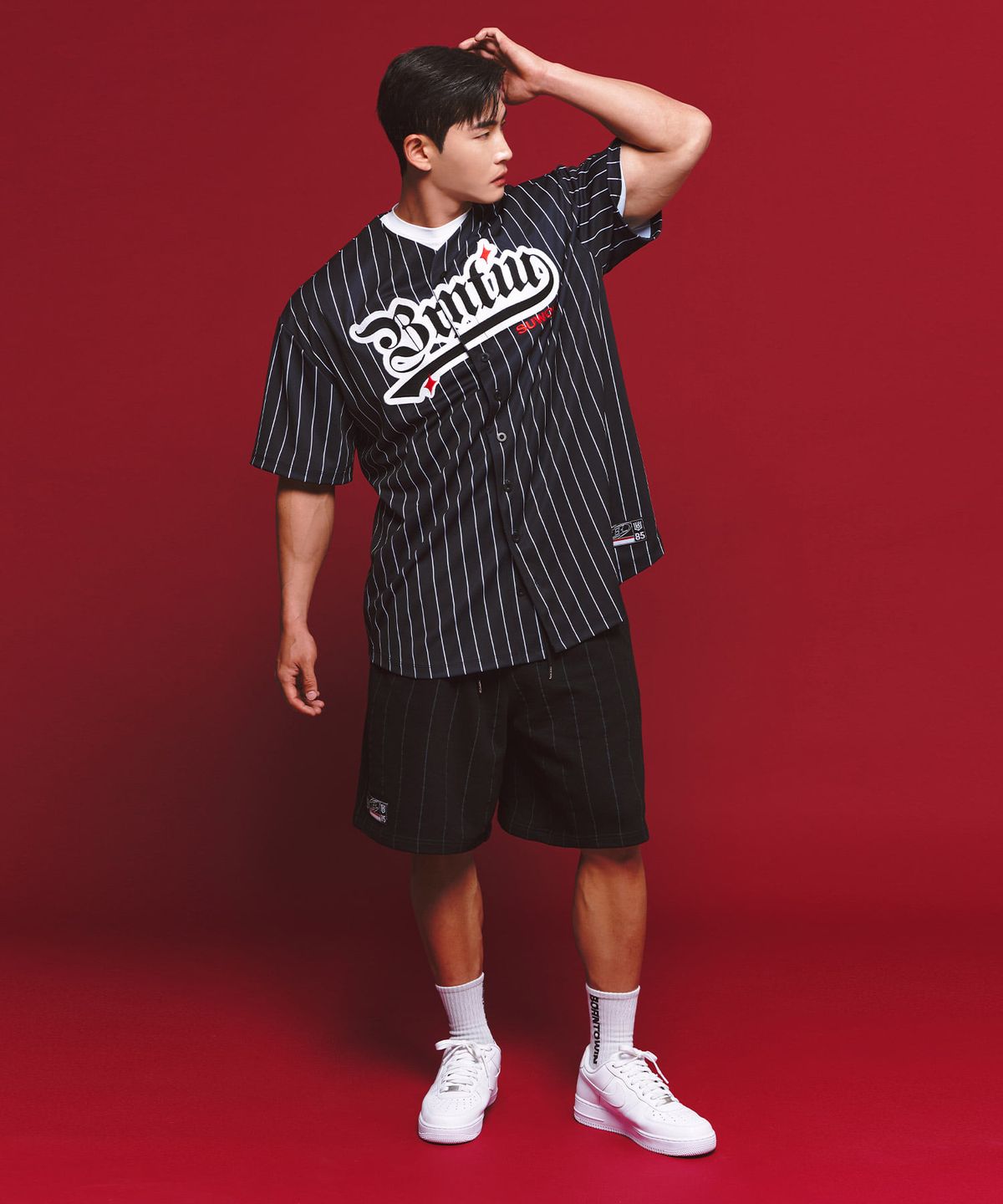 본투윈(BORN TO WIN) BORNTOWIN X KT WIZ JERSEY TOP [BLACK]