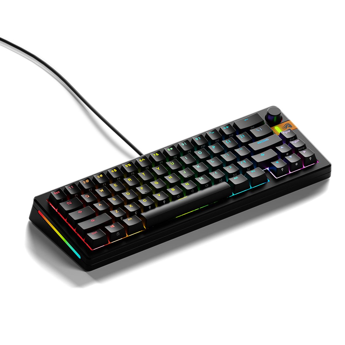 글로리어스(GLORIOUS) 글로리어스 GMMK3 HE 65% Prebuilt 래피드 트리거 키보드(블랙/화이트)