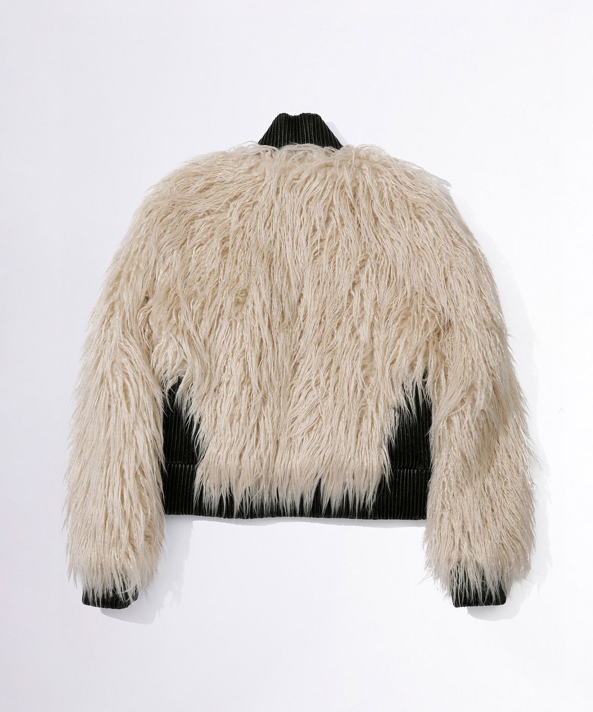 스컬프터(SCULPTOR) Faux Mongolian Shearling Jacket Raw