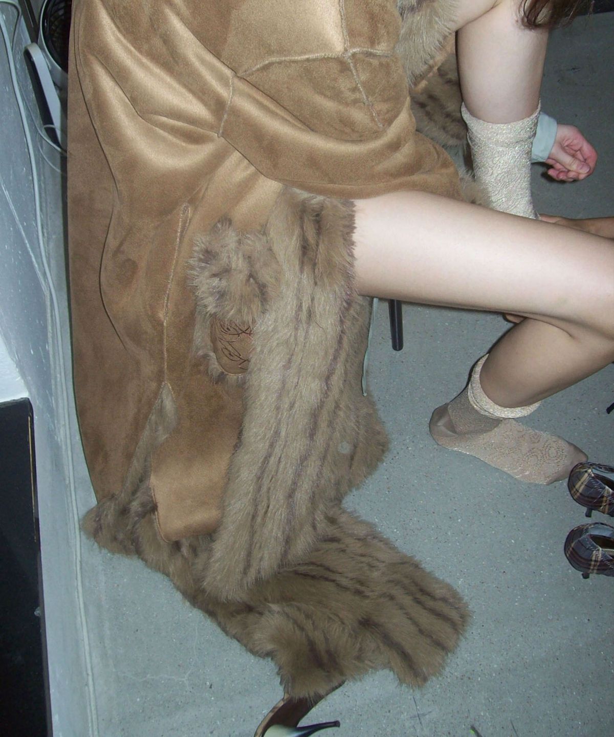 스컬프터(SCULPTOR) Reversible Faux Mouton Coat Camel