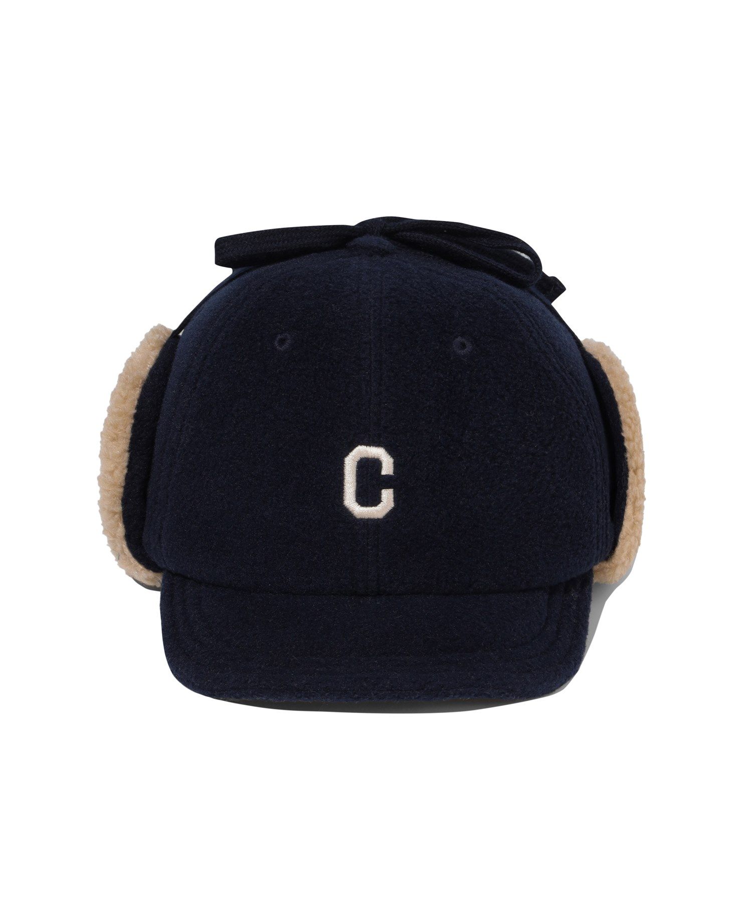 ★関税込★COVERNAT★STANDARD FIT C LOGO FLEECE TROOPER CAP★ MUSINSA | COVERNAT Standard Fit C Logo Fleece Trooper Cap Beige