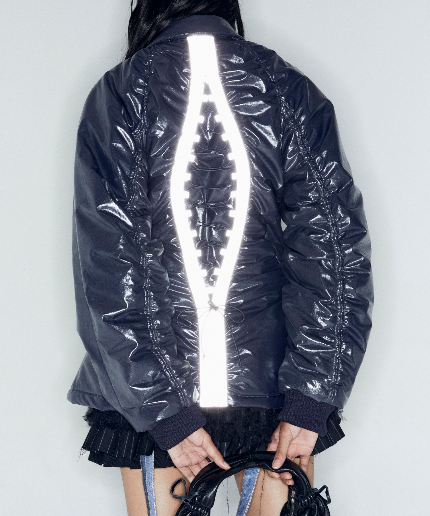 MUSINSA | ANDERSSON BELL FOR WOMEN Luna Back Corset Bomber