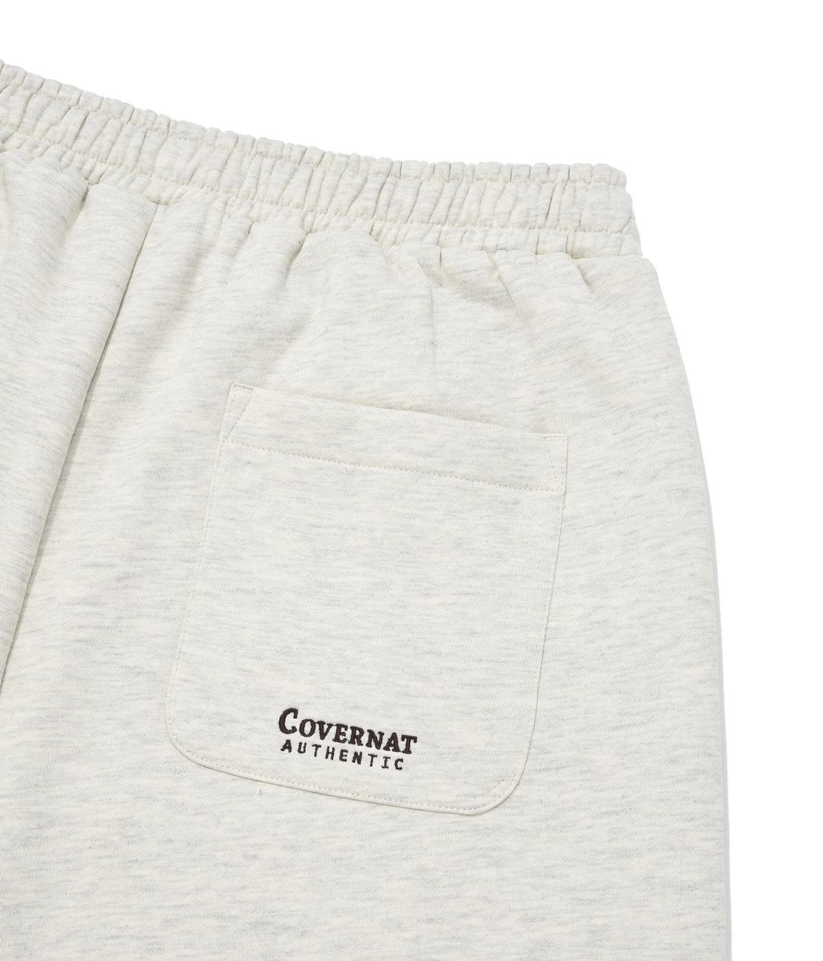 커버낫(COVERNAT) 원턱 세미와이드핏 기모 스웻 팬츠 오트밀