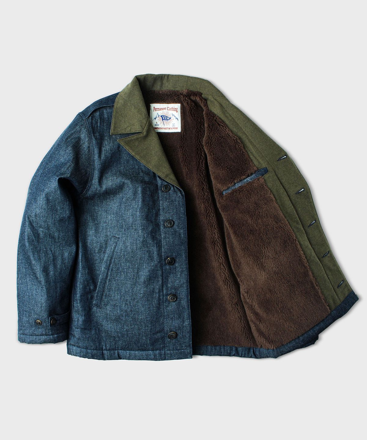 비디알(VDR) M1941 DENIM FUR COAT