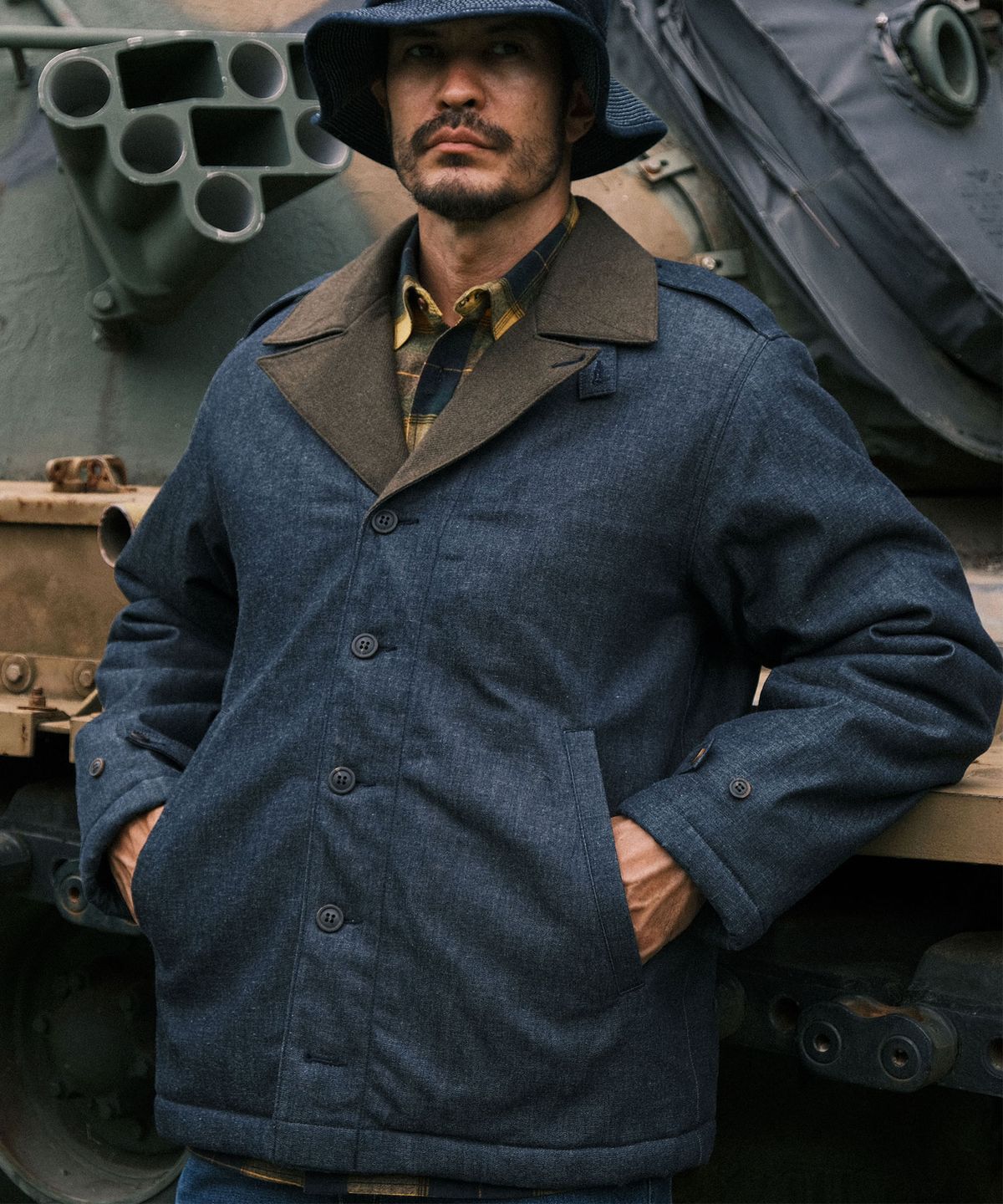 비디알(VDR) M1941 DENIM FUR COAT