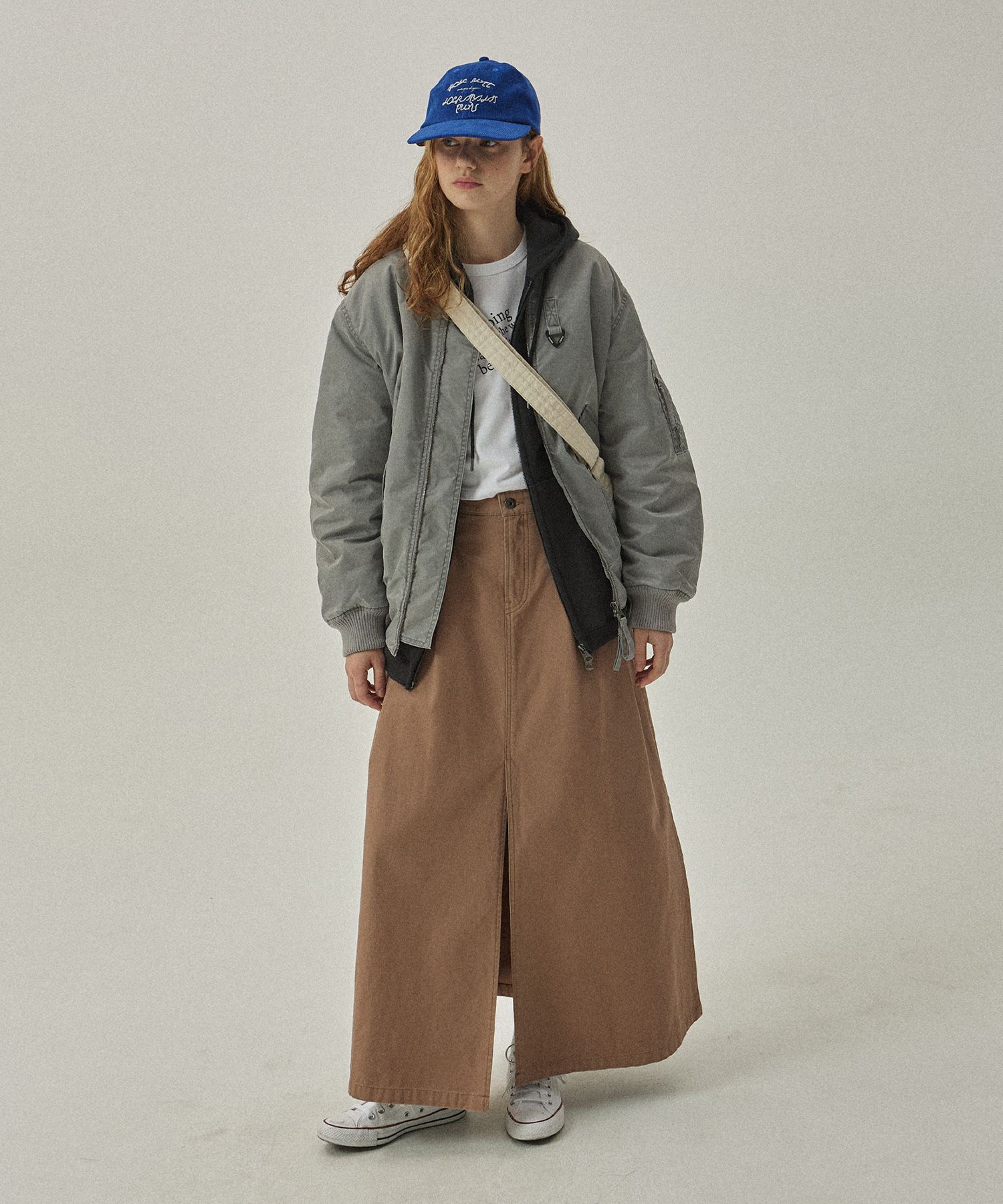 MAGOODGAN ♥ Bomber 5602 Pigment Padding Jumper/追跡付 MUSINSA | MAGOODGAN Bomber 5602 Pigment Padding Silver Grey