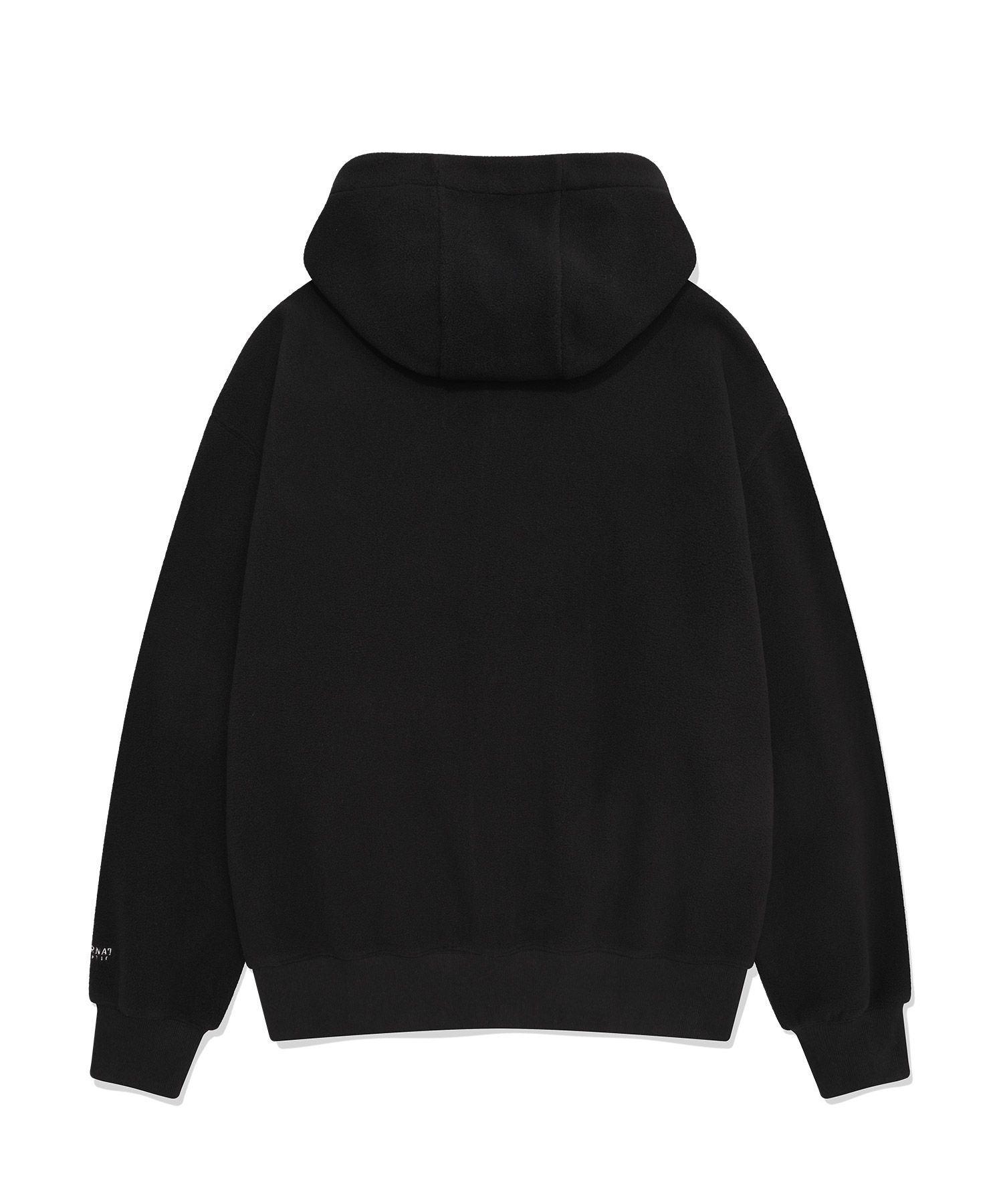 MUSINSA | COVERNAT CVNT Fleece Overfit Hoodie Zip-Up Black
