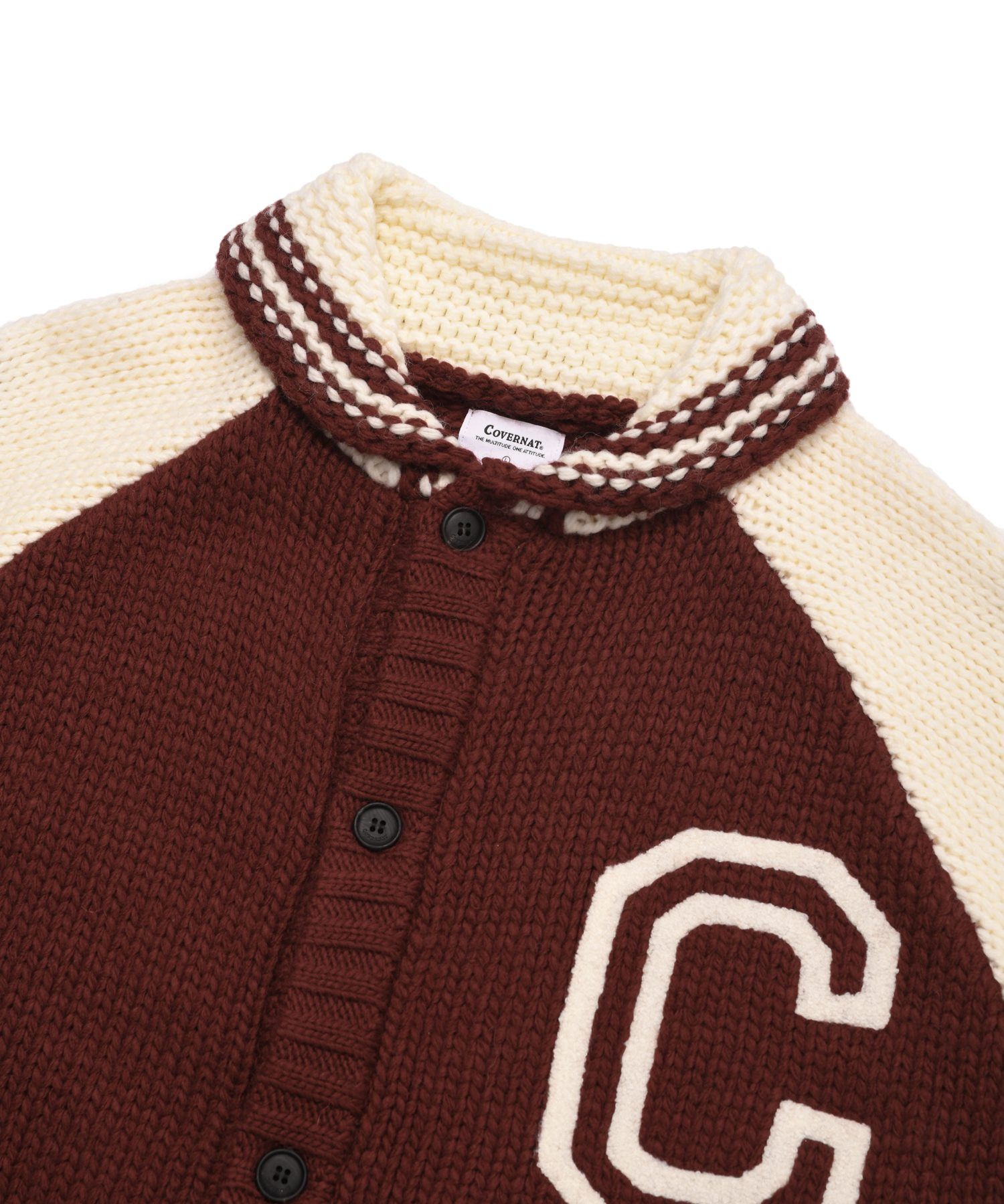 MUSINSA公式 | COVERNAT Cowichan Cardigan Red