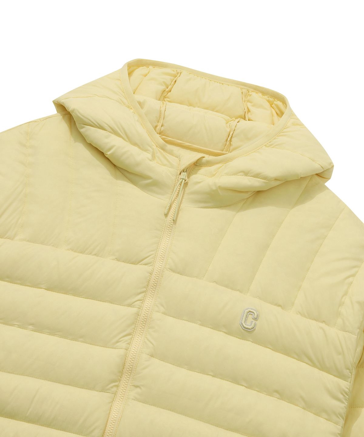 커버낫(COVERNAT) RDS 커버라이트 패커블 후디 다운 자켓 Light Yellow