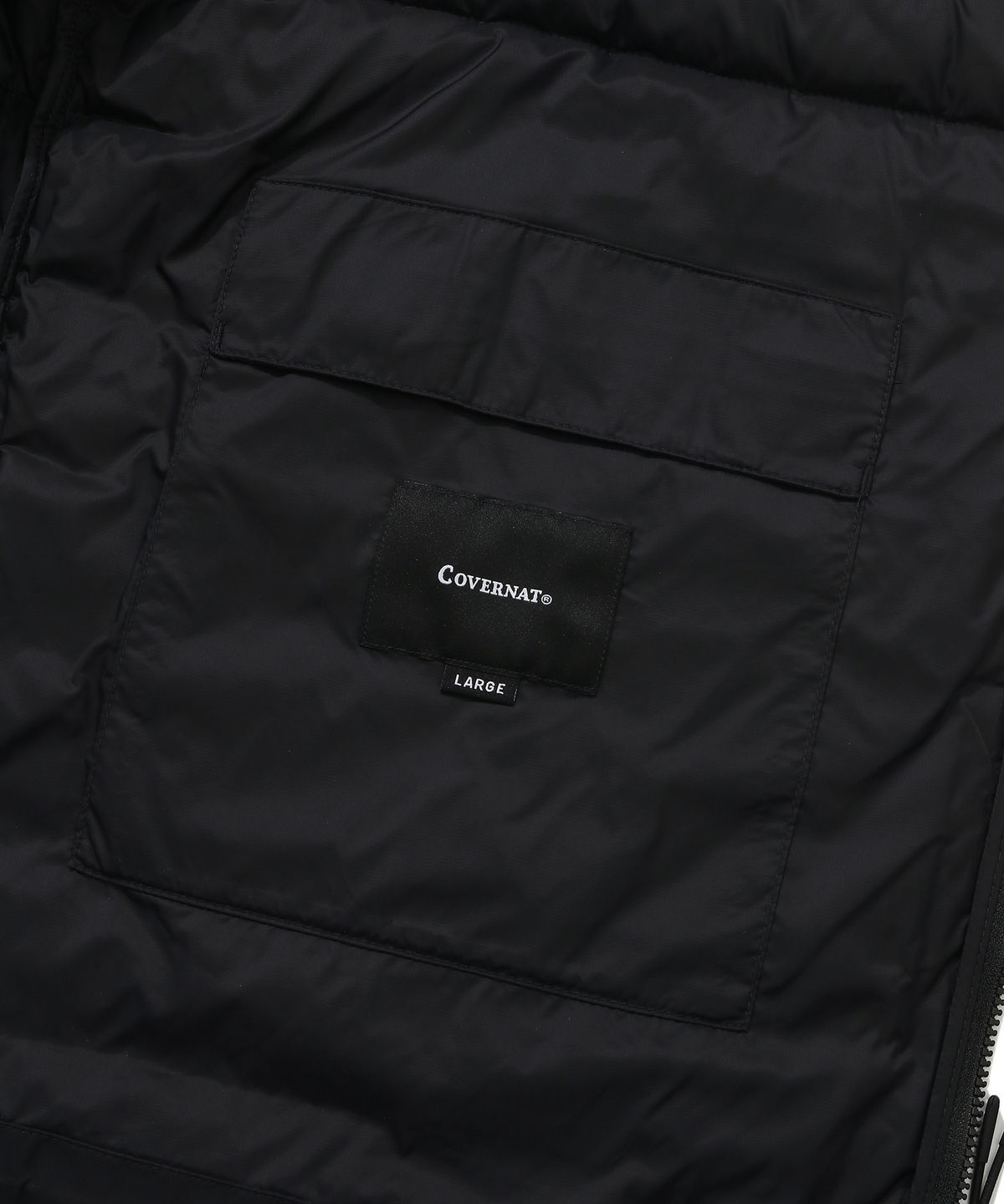커버낫(COVERNAT) 24FW RDS 커버라이트 패커블 다운 블랙