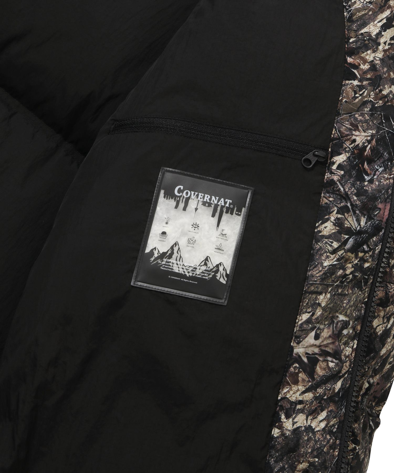[COVERNAT]★24FW★韓国人気★RDS COLLEGE CAMO SHORT PUFFER MUSINSA | COVERNAT RDS College Camo Short Puffer Multi