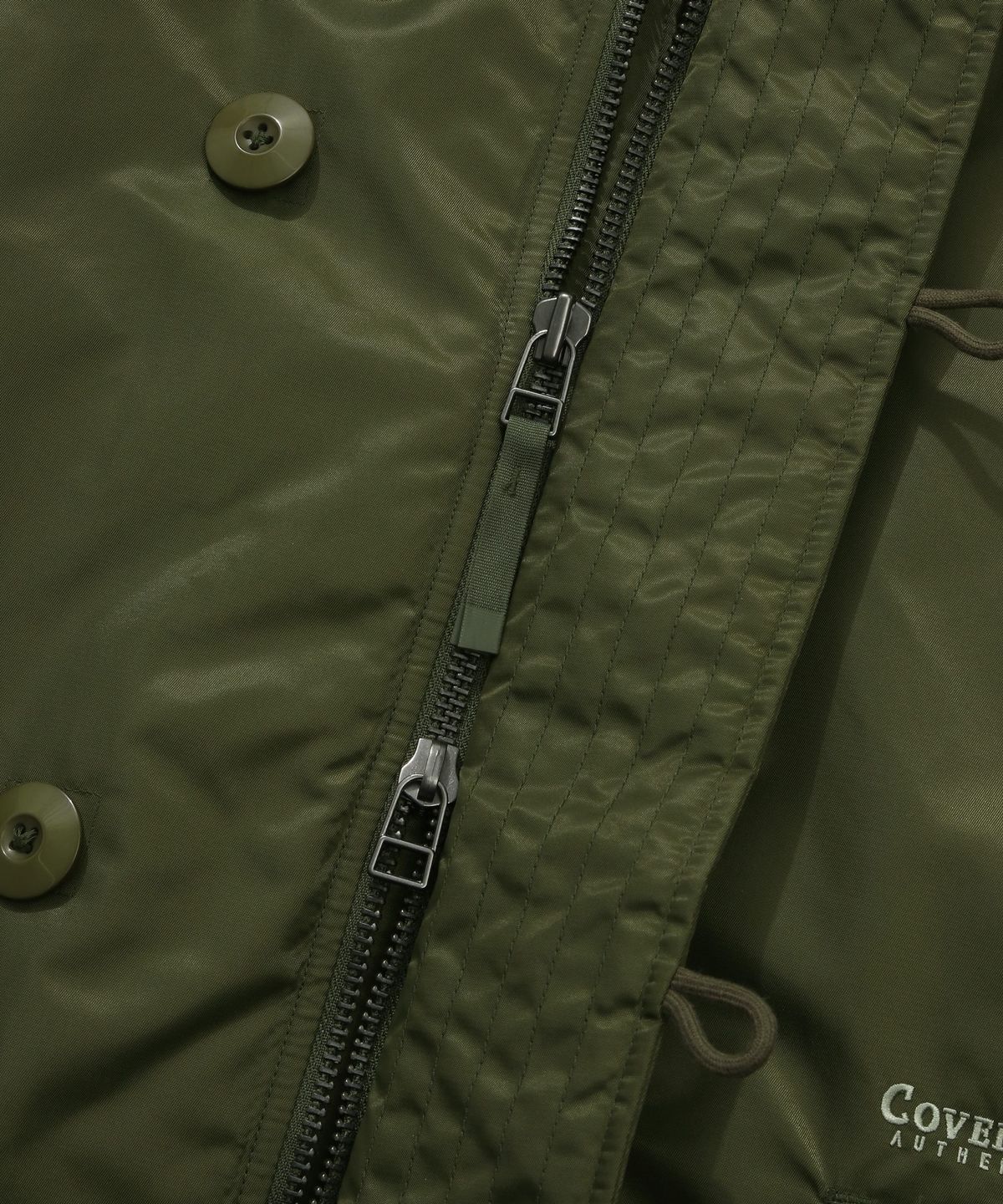커버낫(COVERNAT) RDS 울버린 N3B 다운 파카 카키