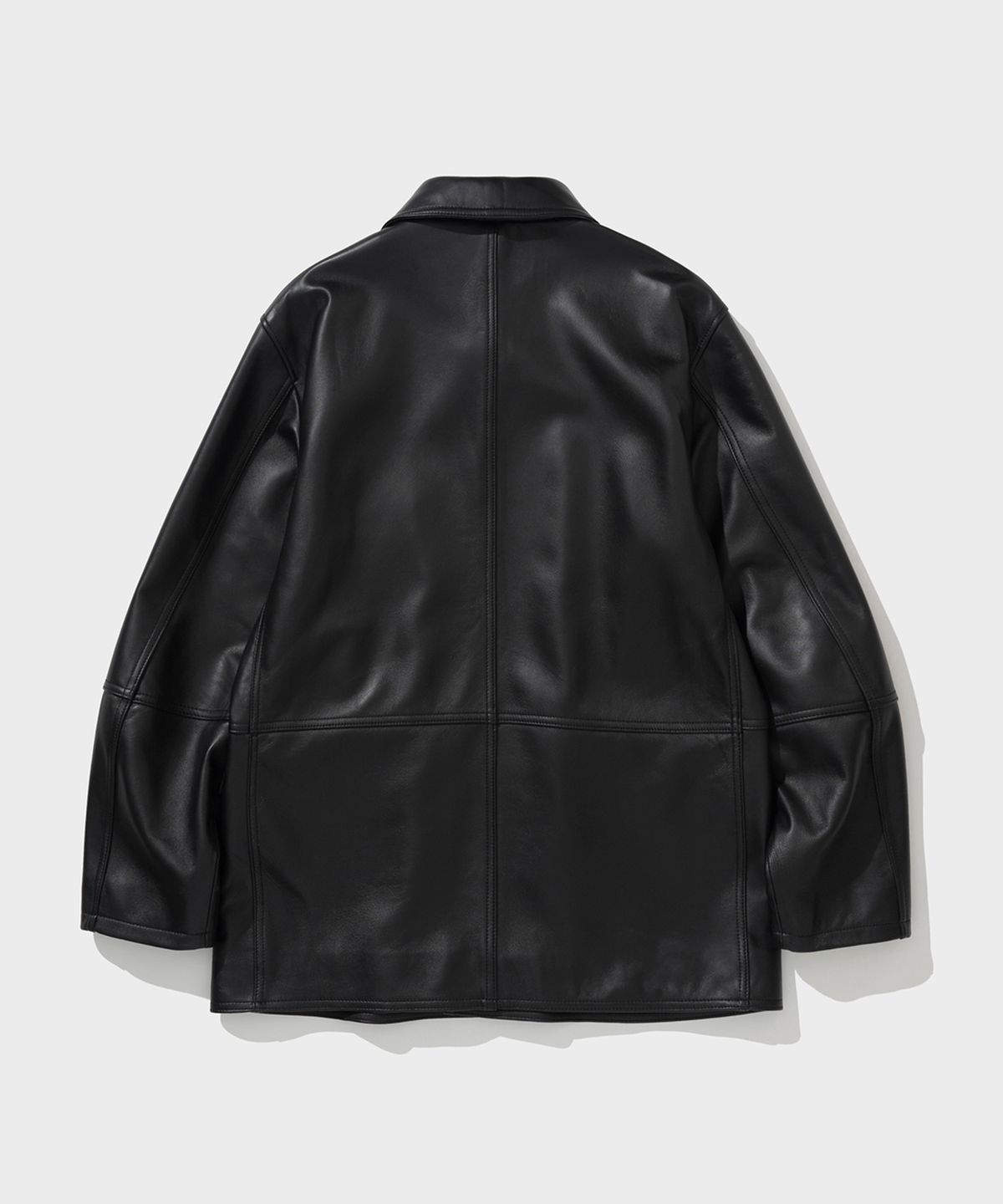 셔터(SHIRTER) LAMBSKIN LEATHER JACKET (BLACK)