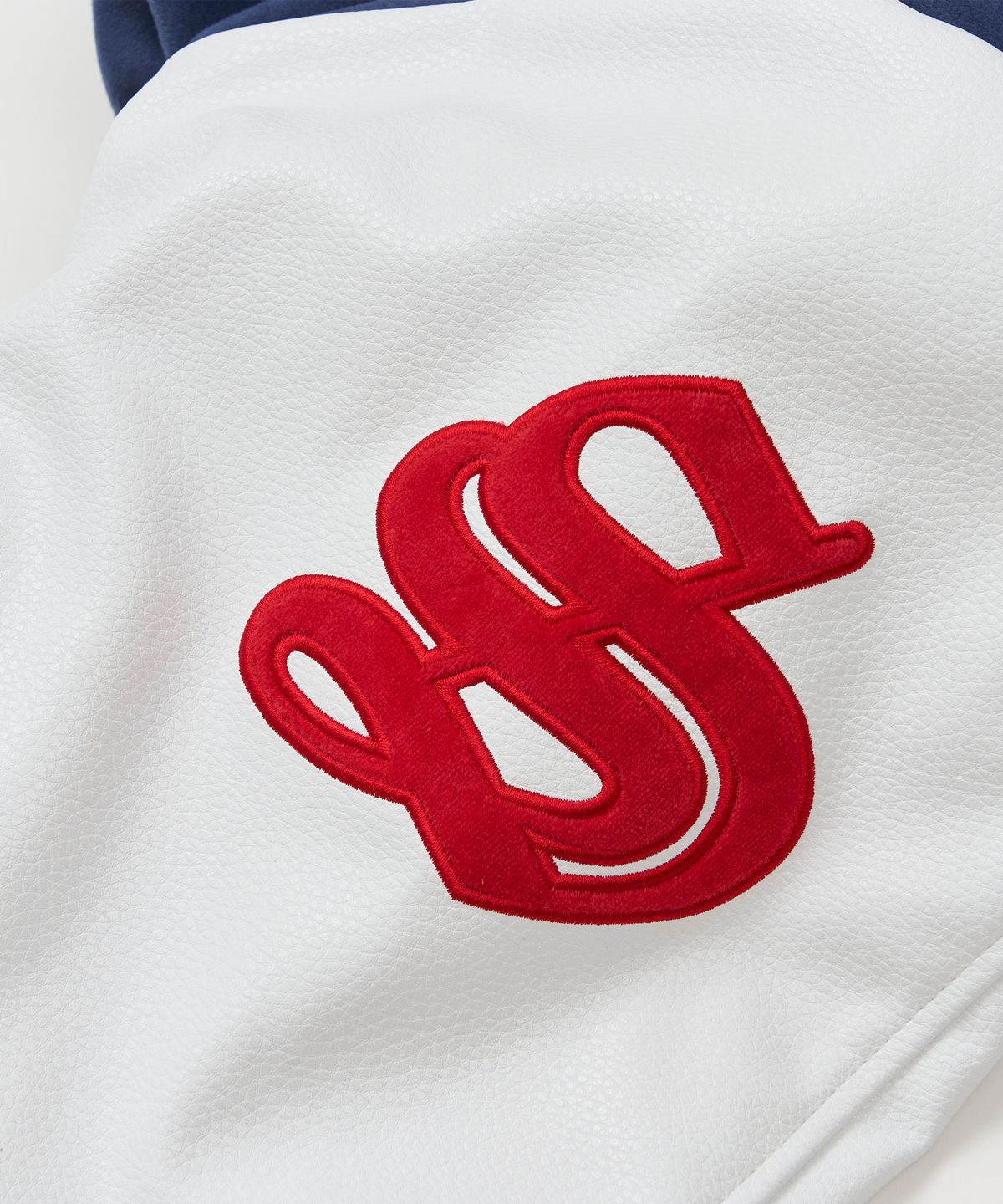 스티그마(STIGMA) Classic Oversized Varsity Jacket Navy