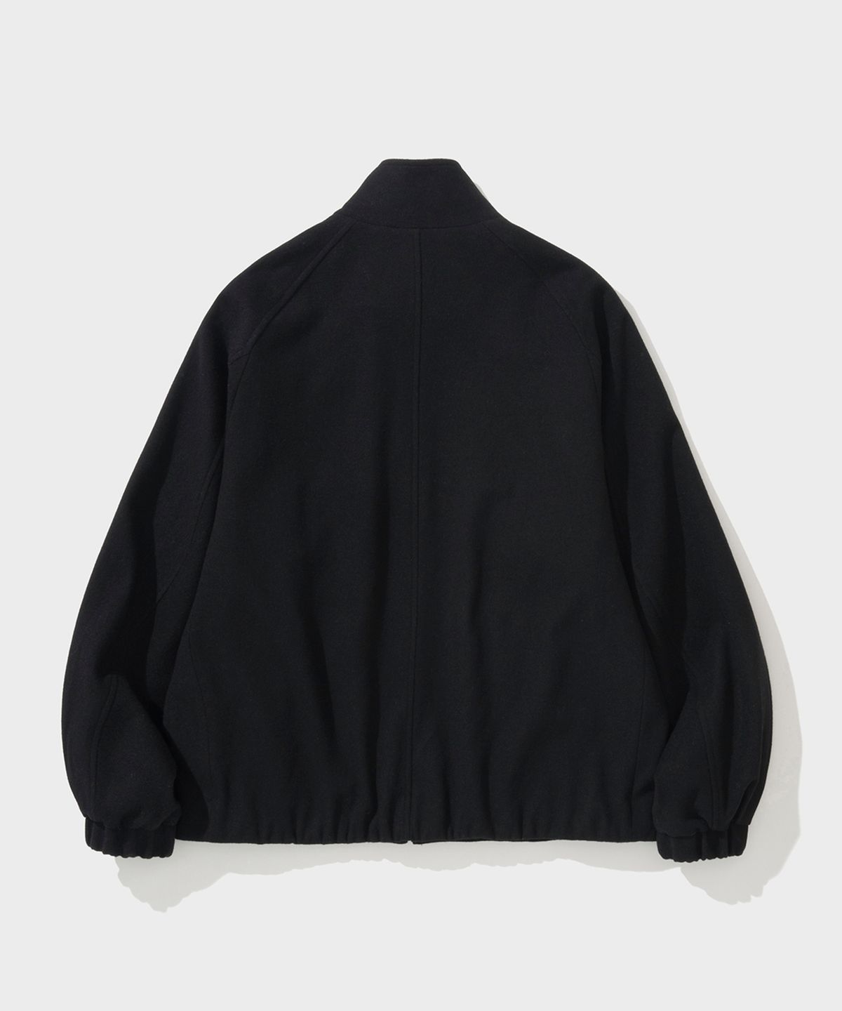 셔터(SHIRTER) WOOL HARRINGTON JACKET (BLACK)