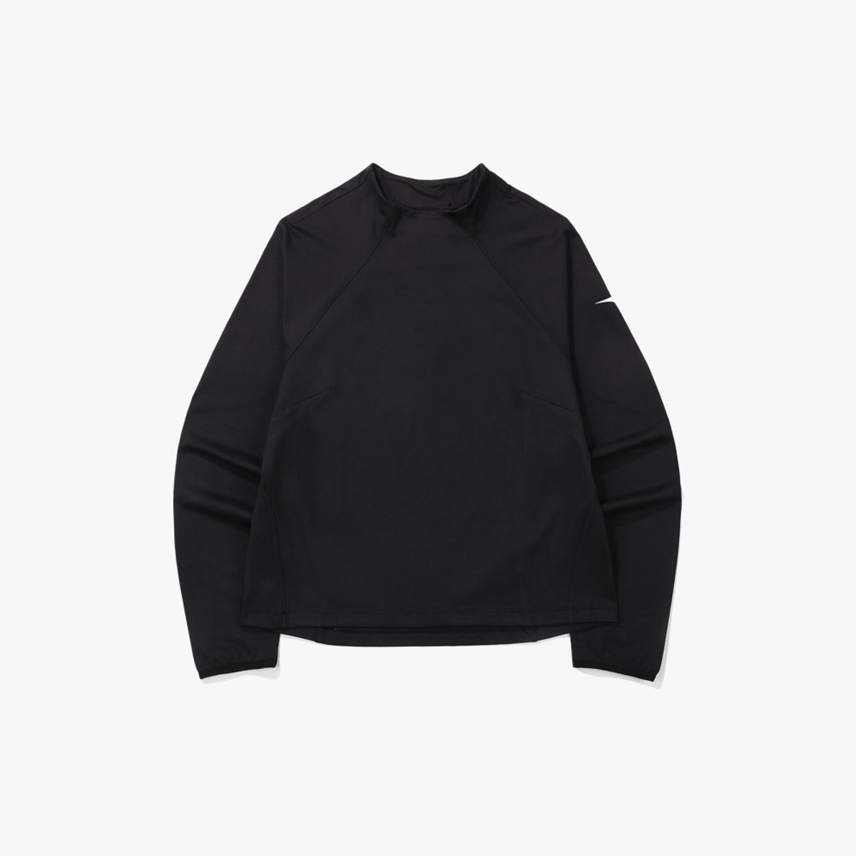 디아도라(diadora) 스테이 웜 긴팔 티셔츠 우먼 BLACK