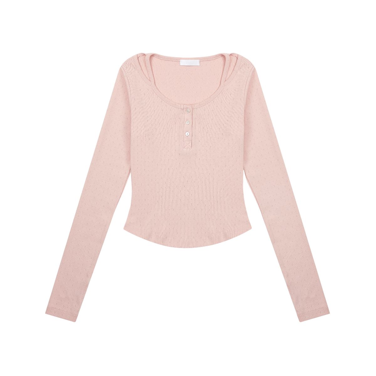 서울리(SEOULI) MELROSE 3BUTTON SLIT TOP [3 COLORS]
